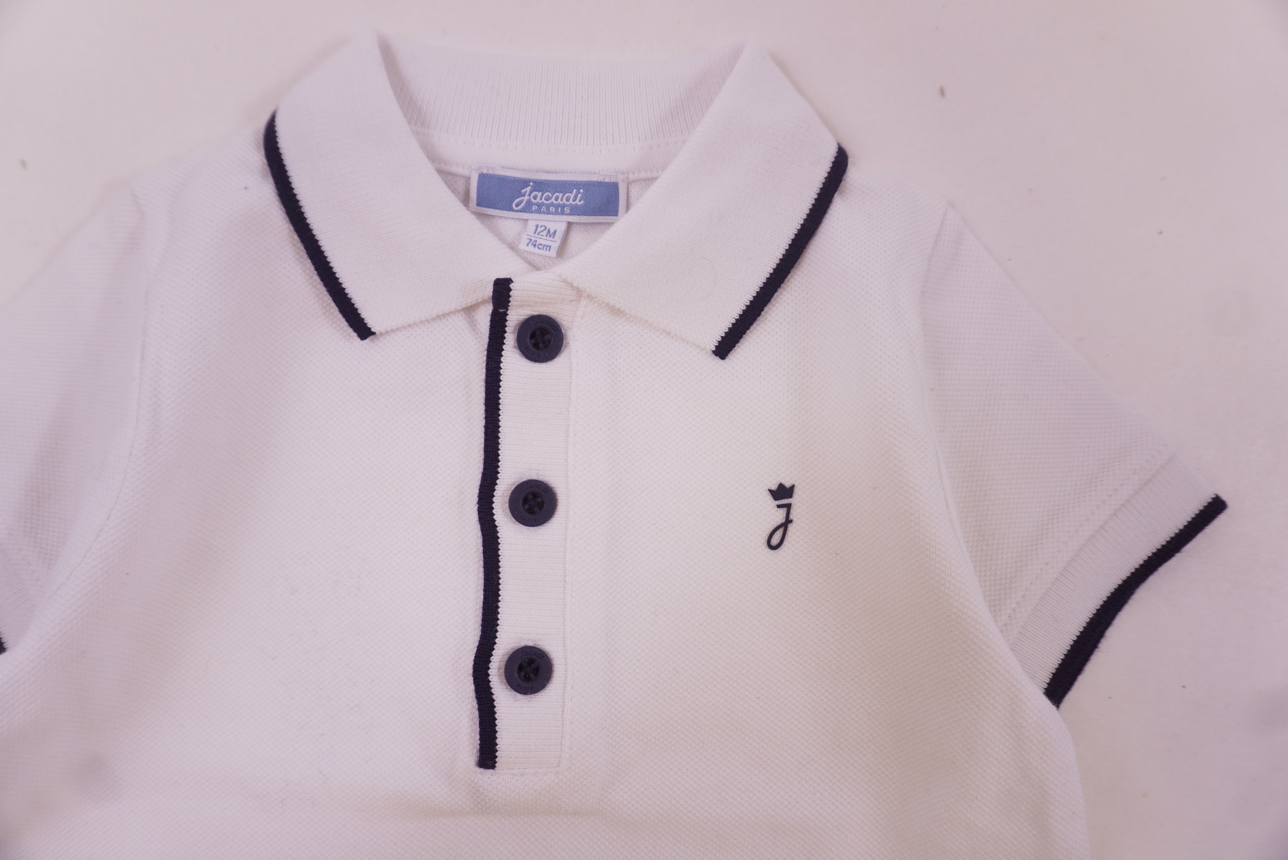 Polo Blanc - 12 mois