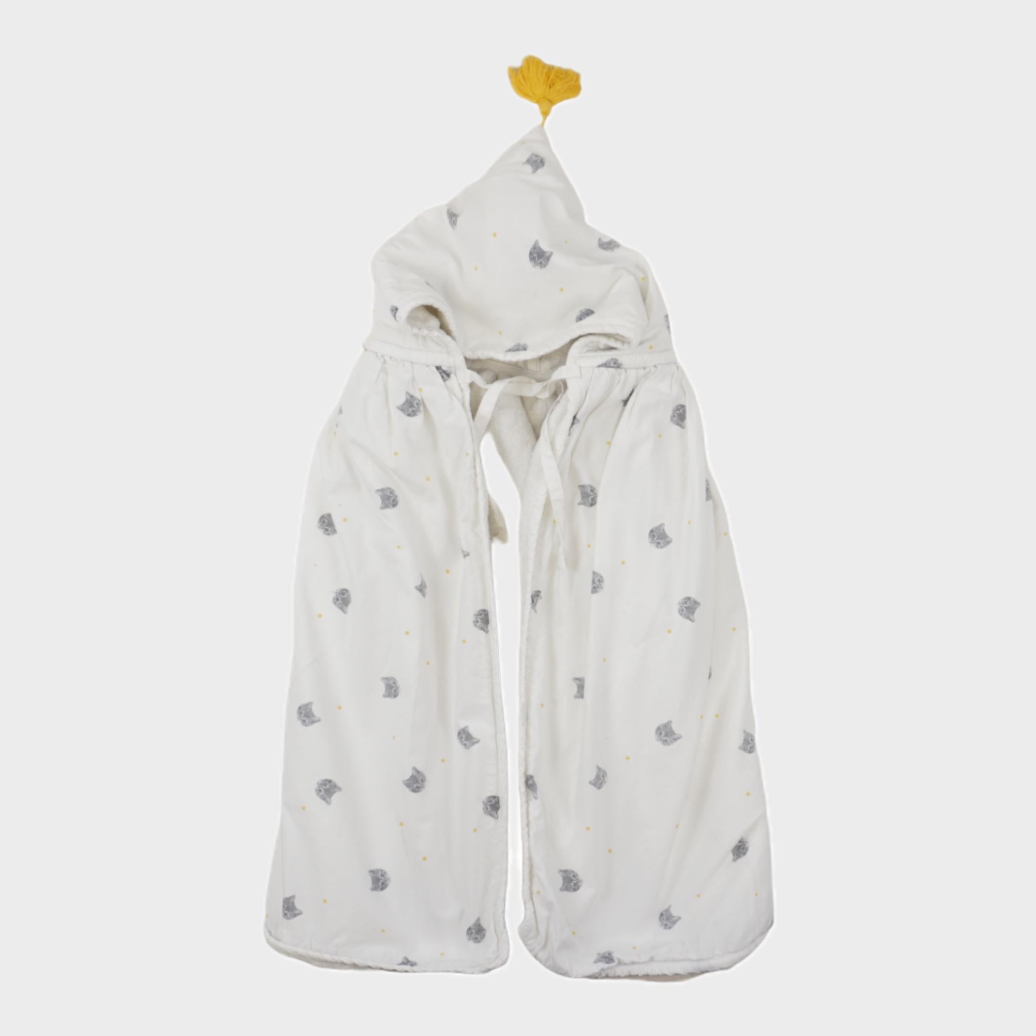 Cape de bain Blanc - 0/1 an