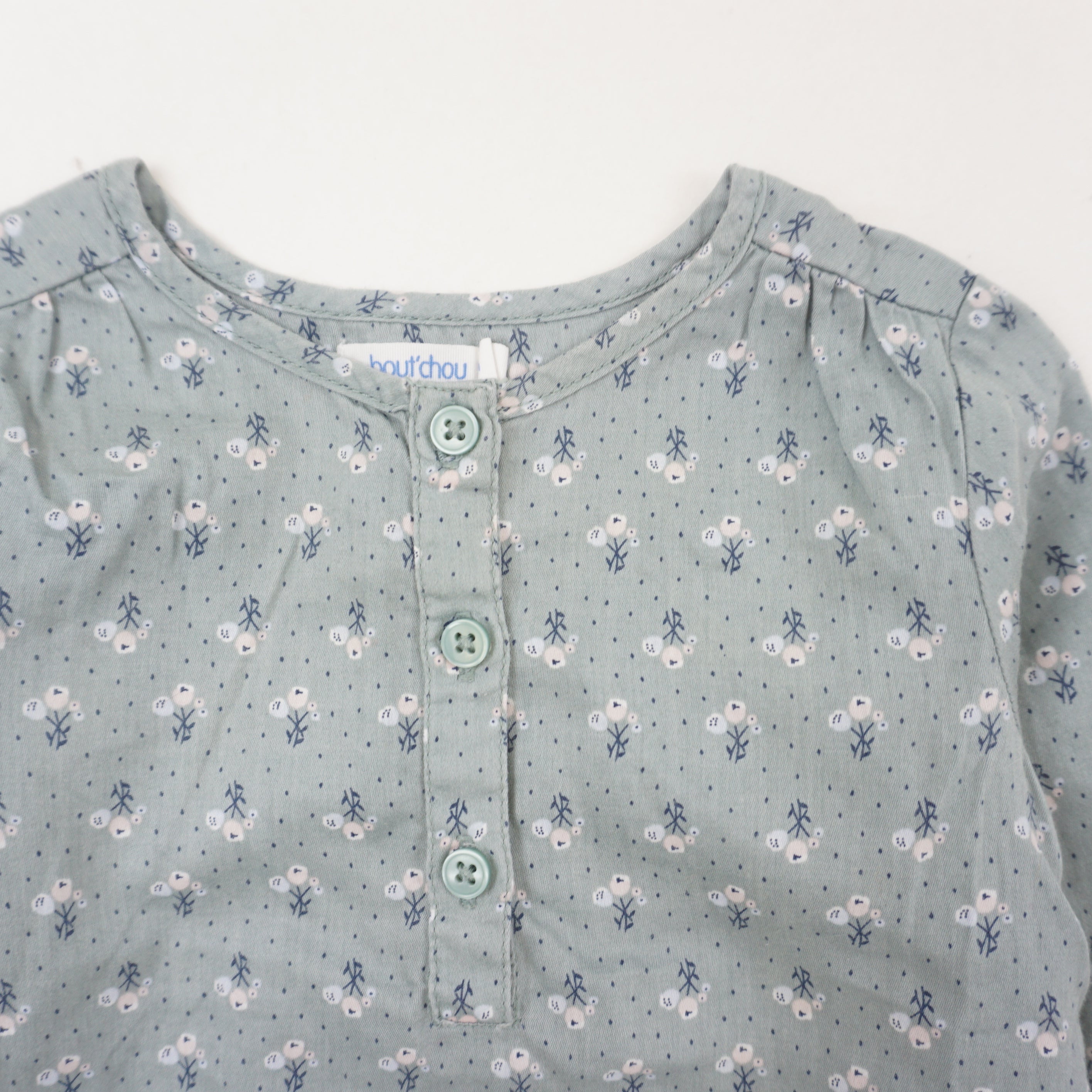 Blouse Vert - 6 mois