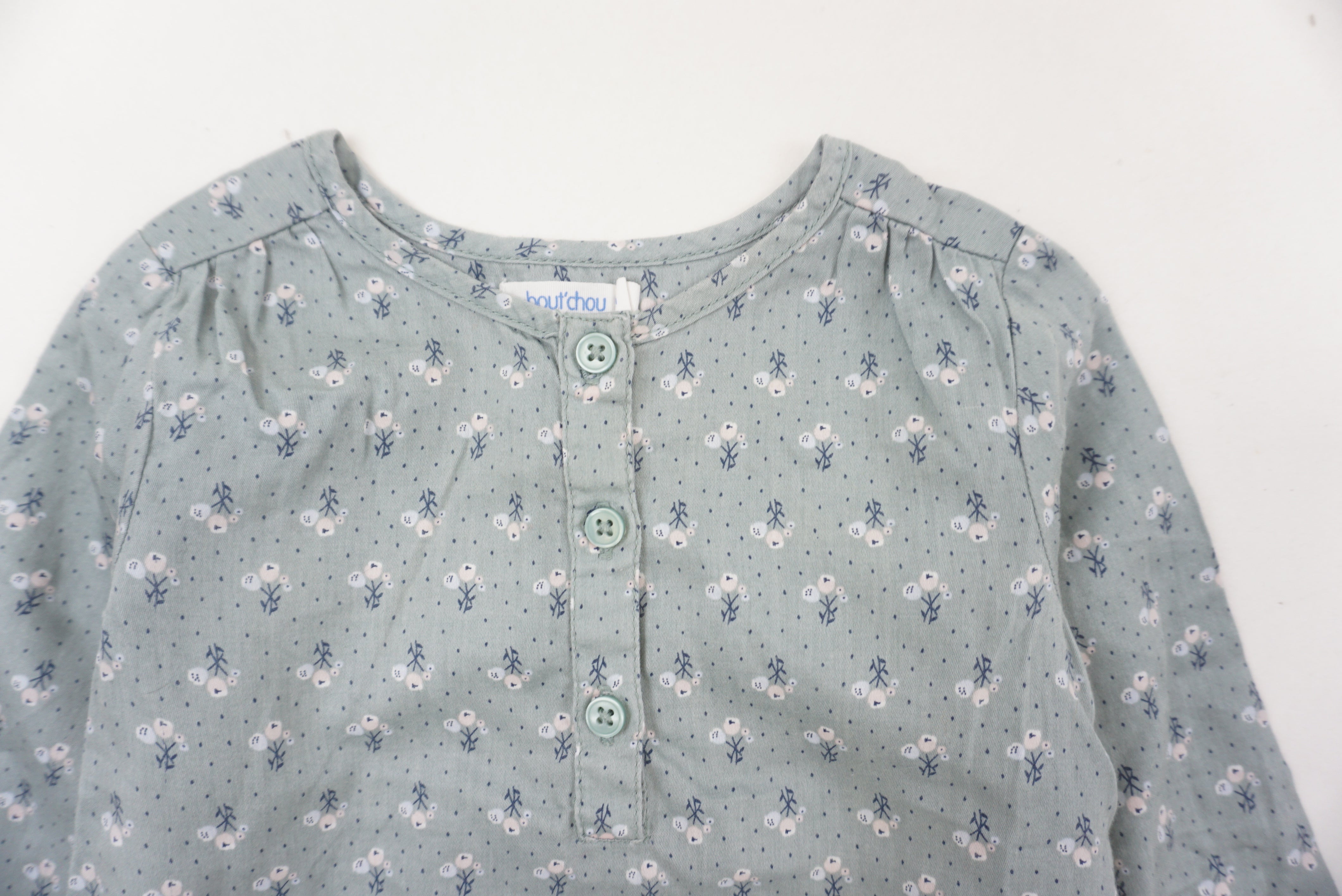 Blouse Vert - 6 mois