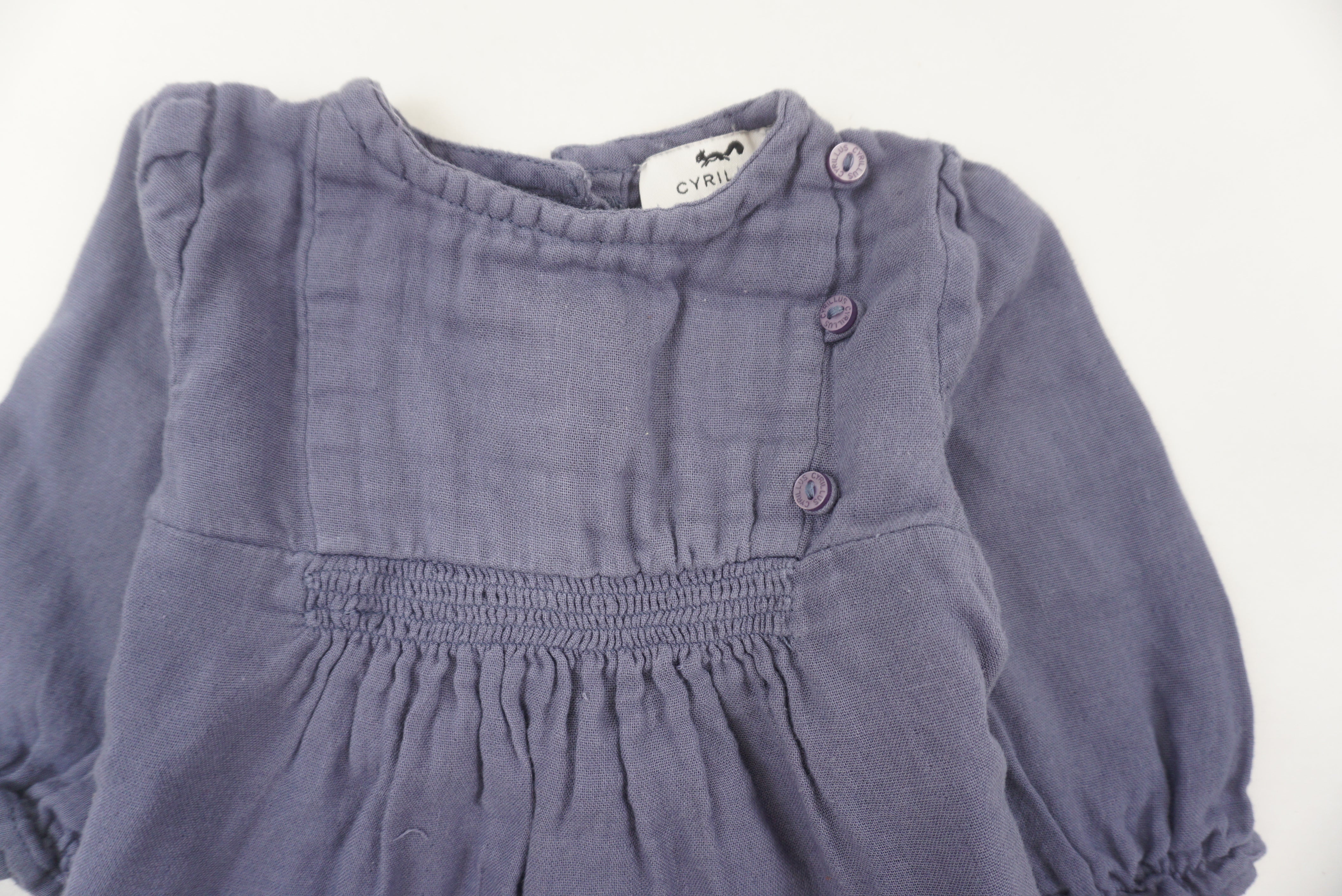 Blouse Violet - 6 mois