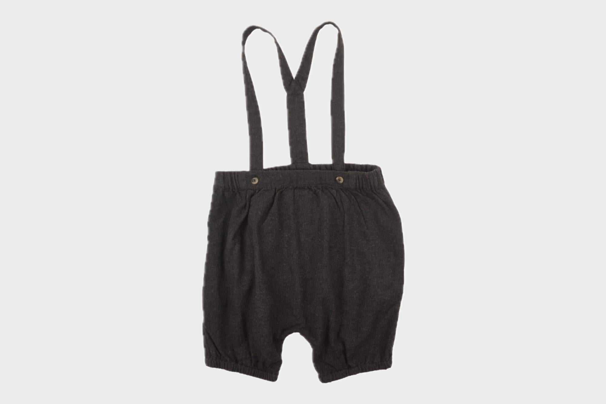 Bloomer à bretelles Taupe - 12 mois