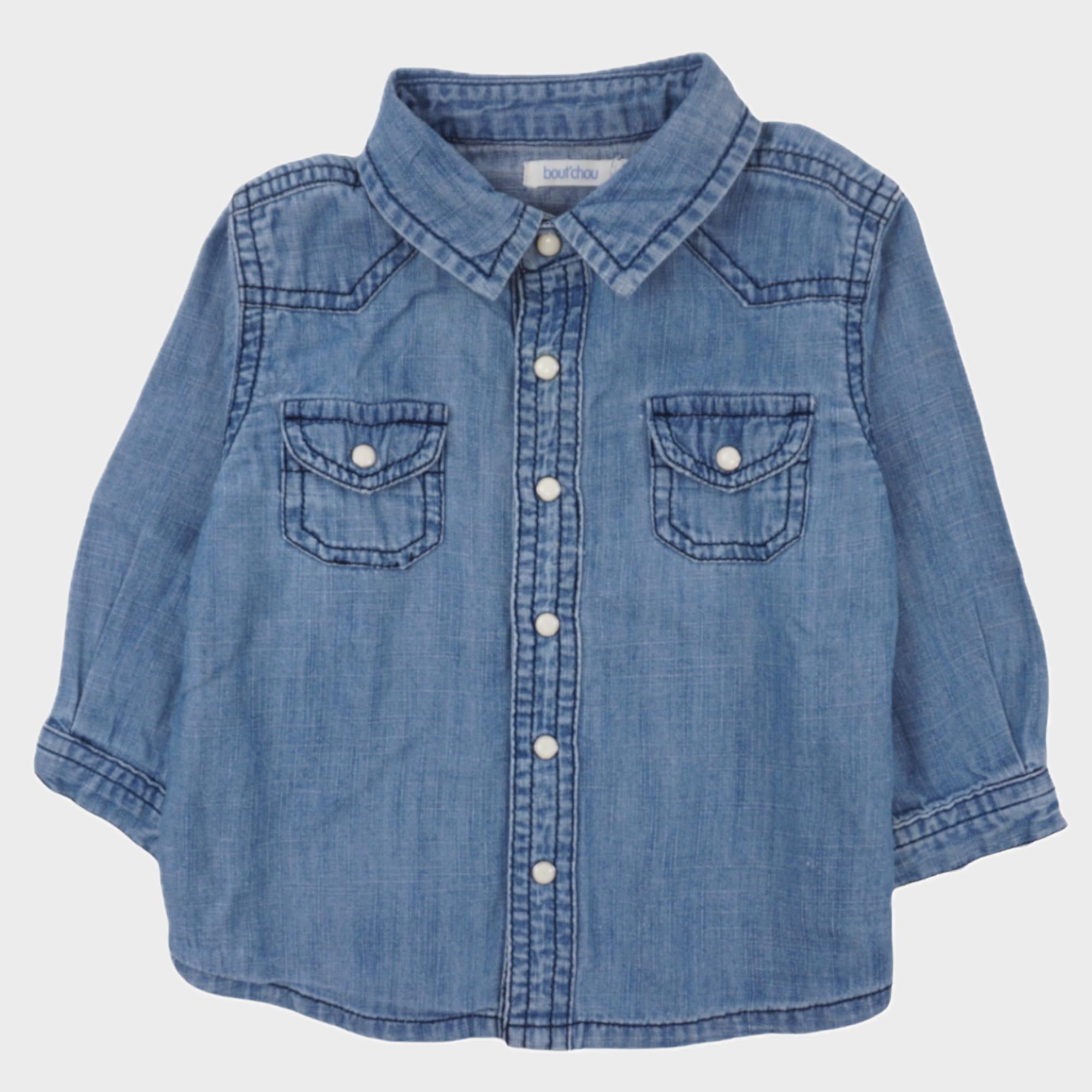 Chemise Bleu - 9 mois