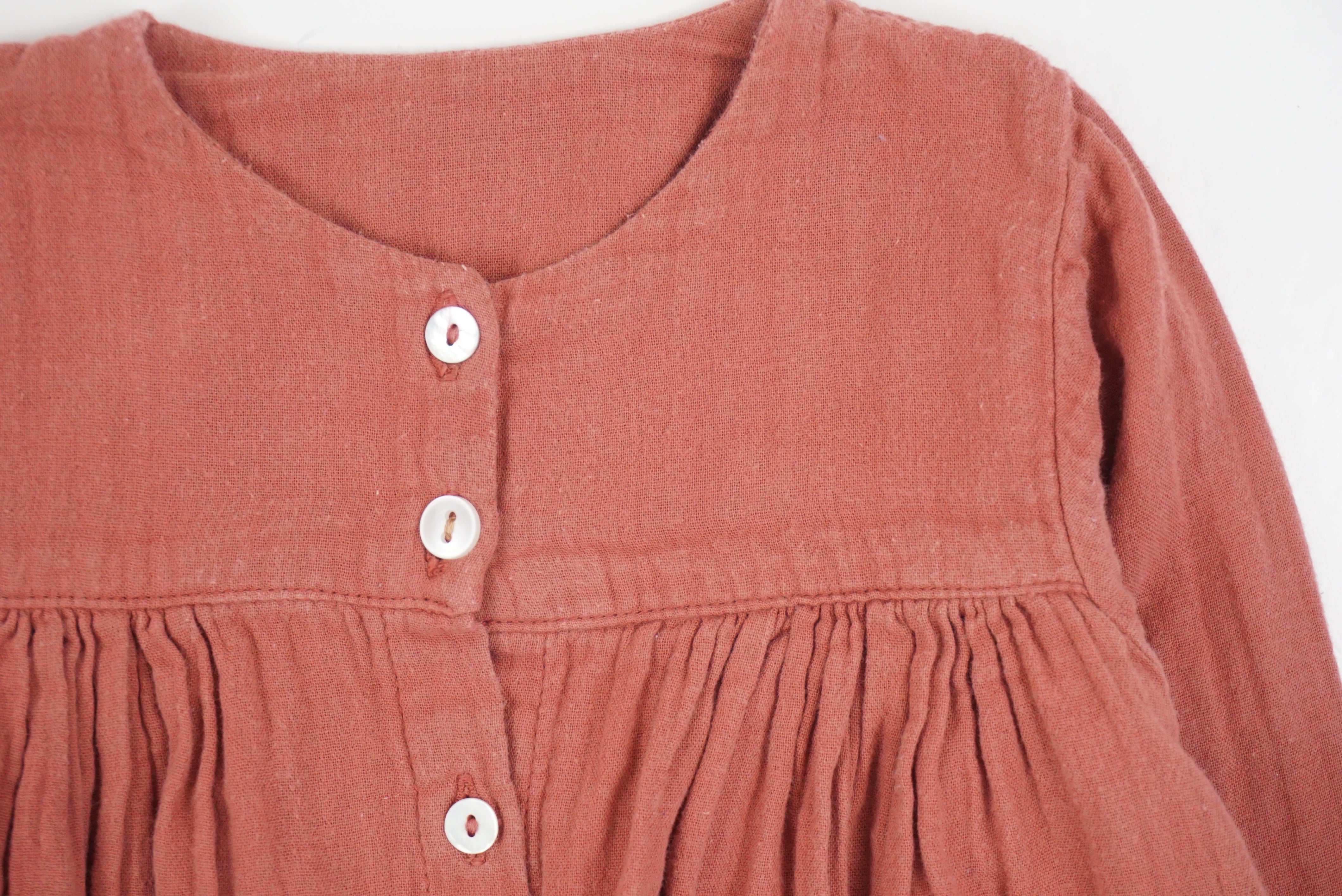 Robe Framboise - 6 mois