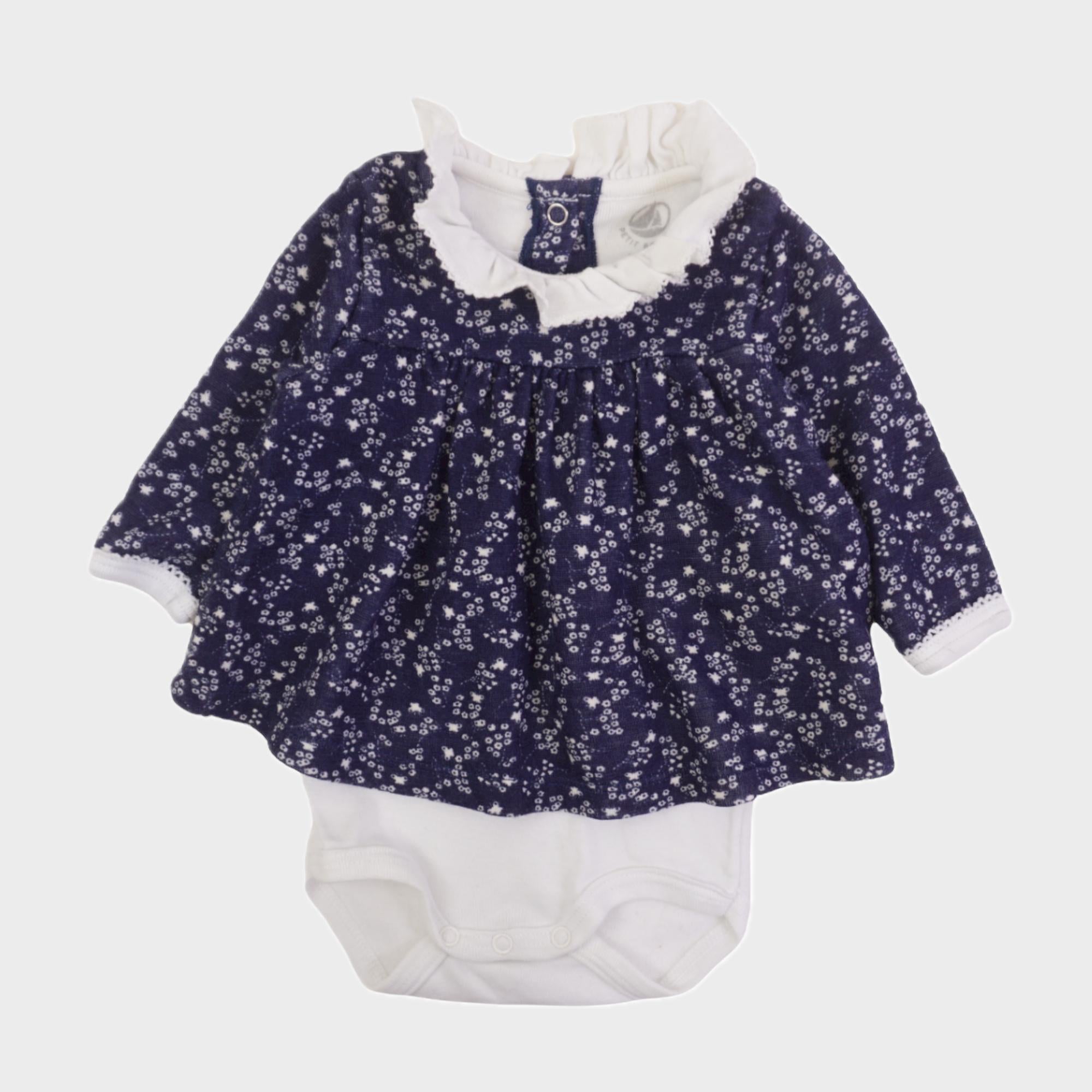 Body Top Bleu - 1 mois