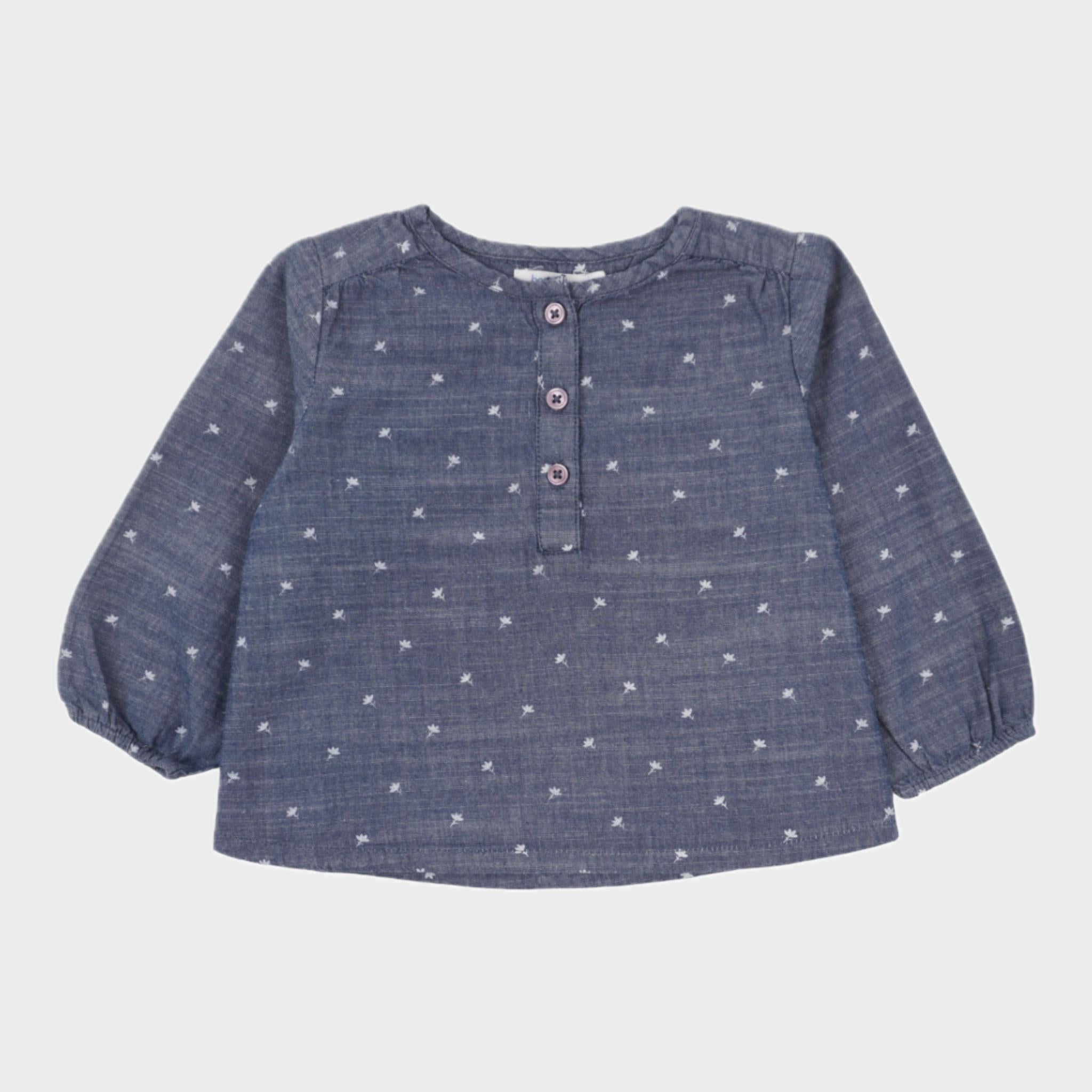 Blouse Bleu - 9 mois