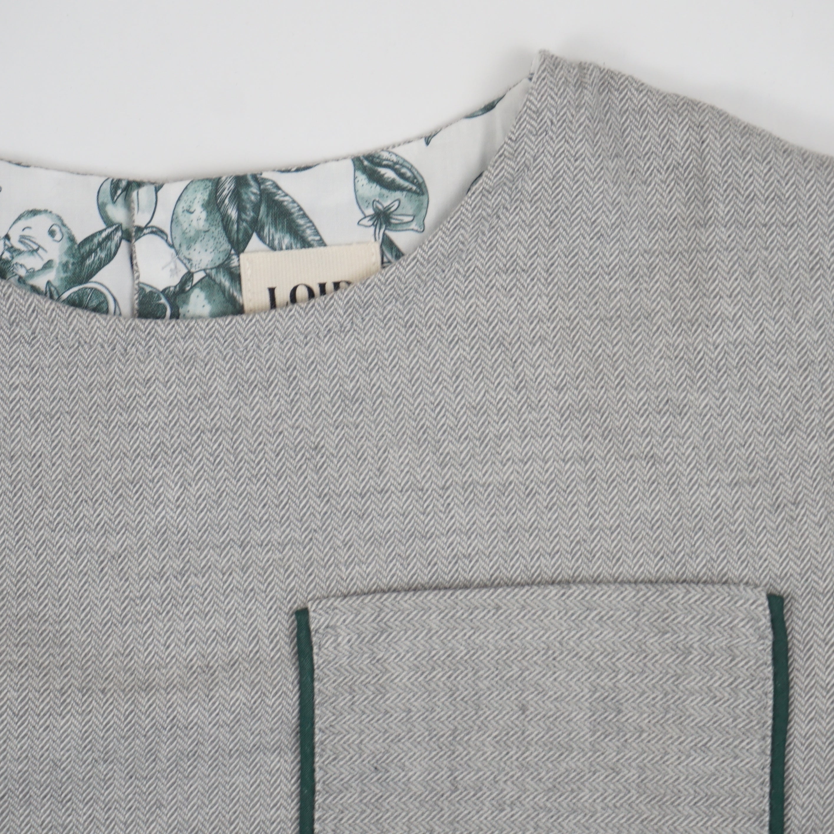 Blouse Gris - 10 ans (neuf)