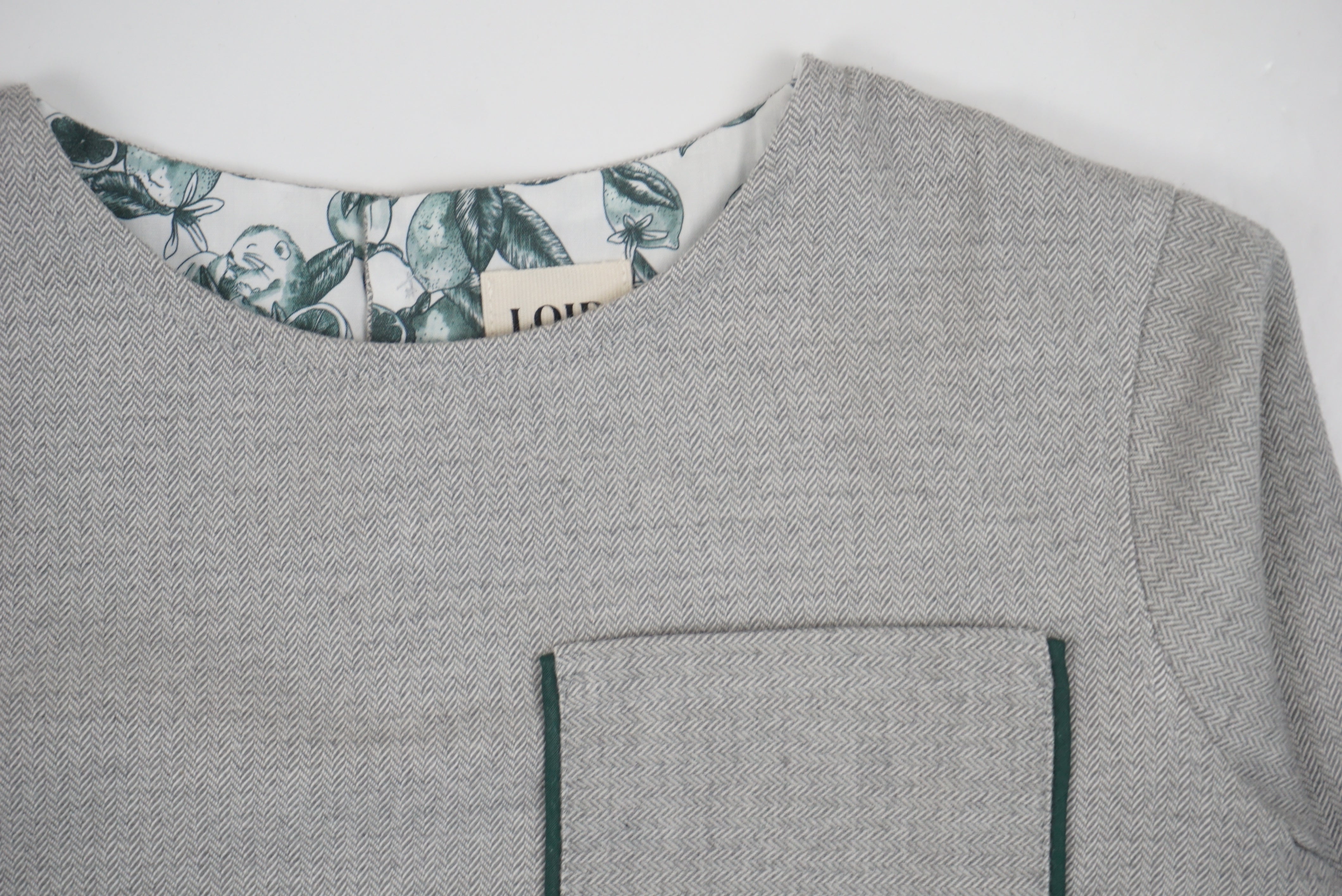 Blouse Gris - 10 ans (neuf)
