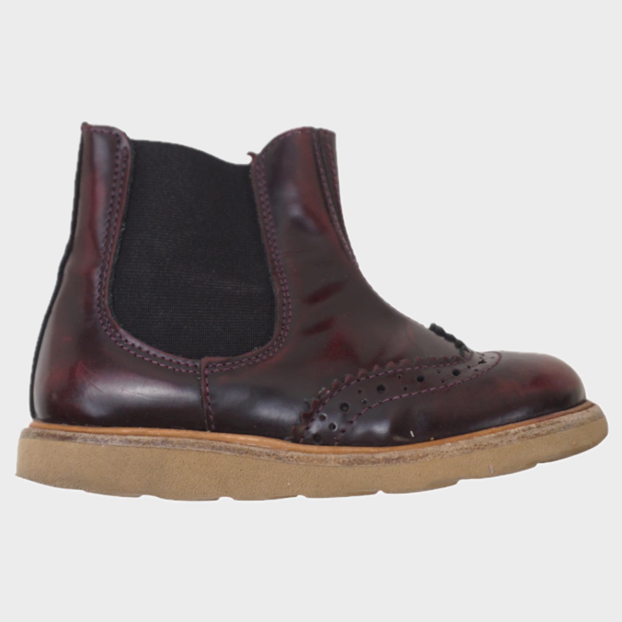Bottines Bordeaux - 24
