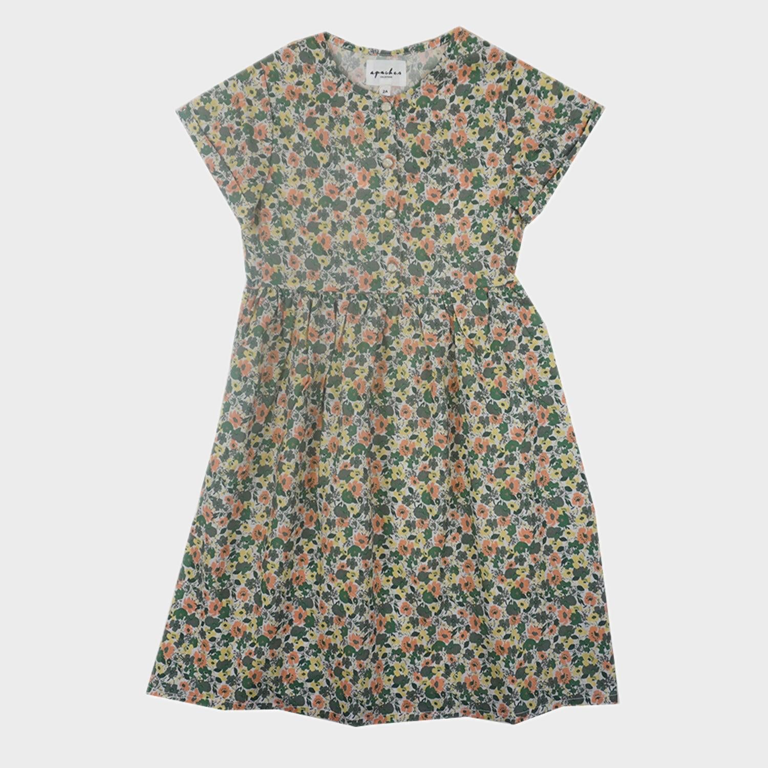 Robe Vert - 2 ans (neuf)