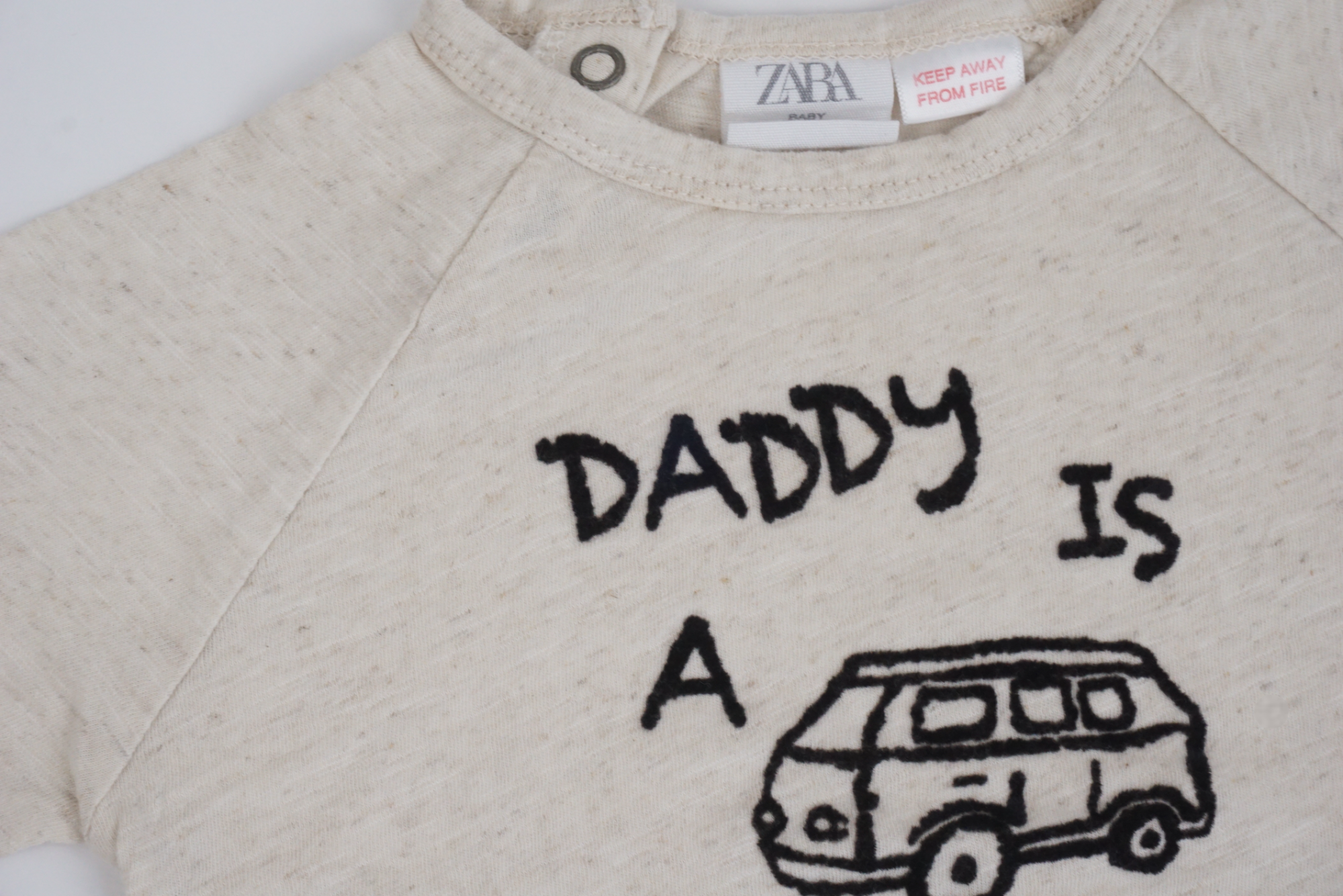 T-shirt Beige - 6/9 mois