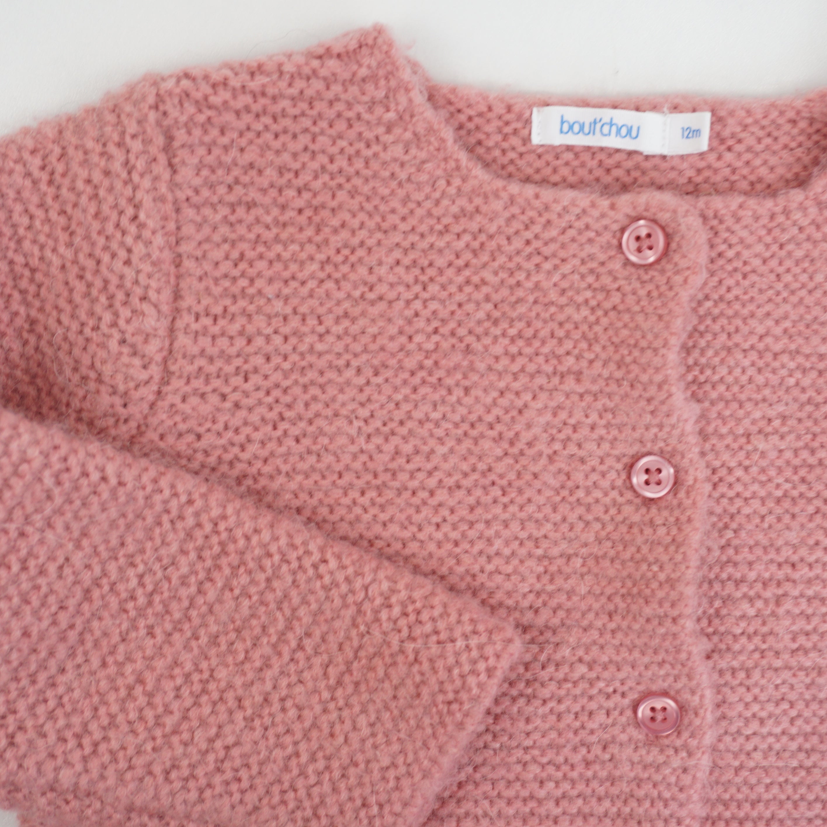 Gilet Rose - 12 mois