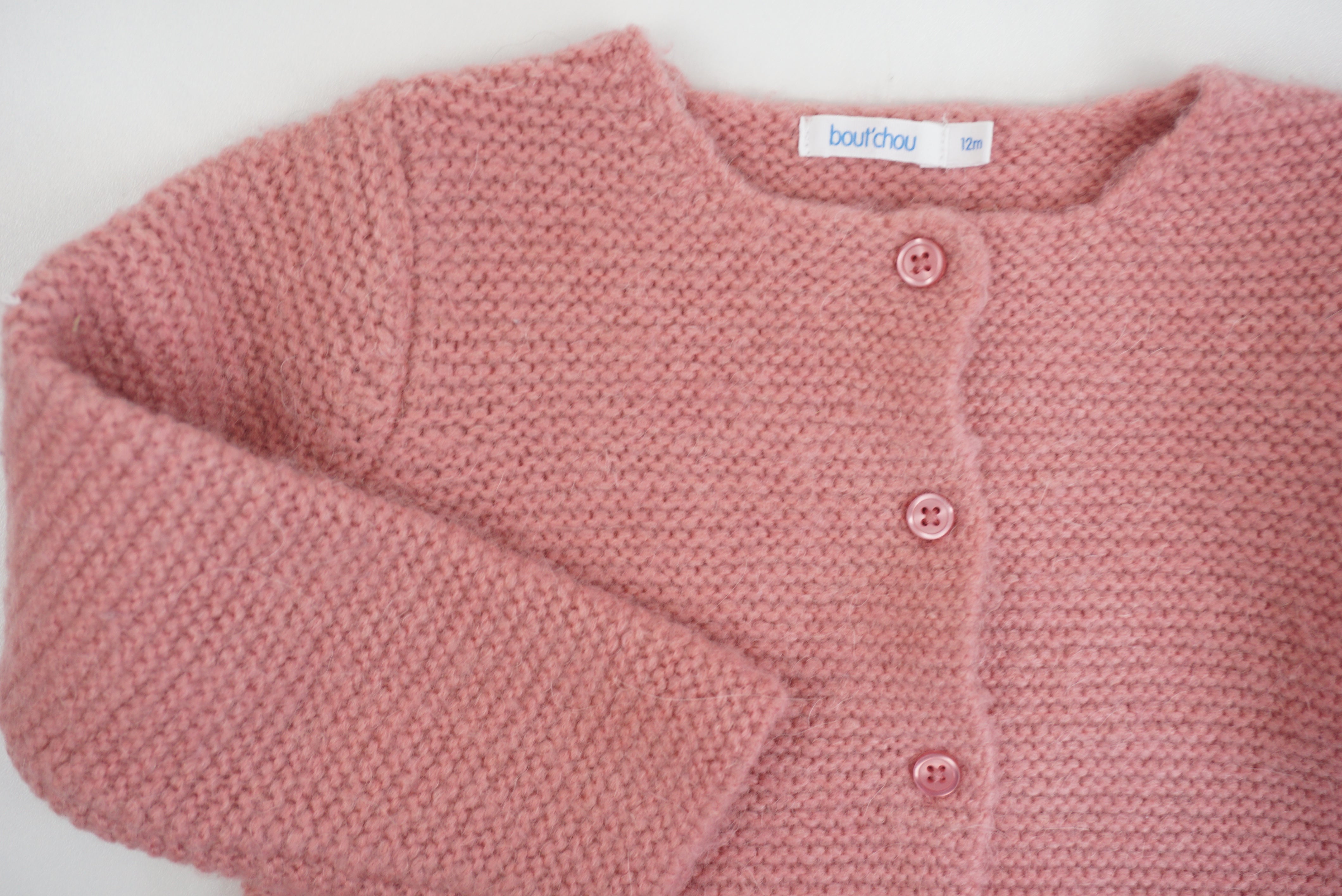 Gilet Rose - 12 mois