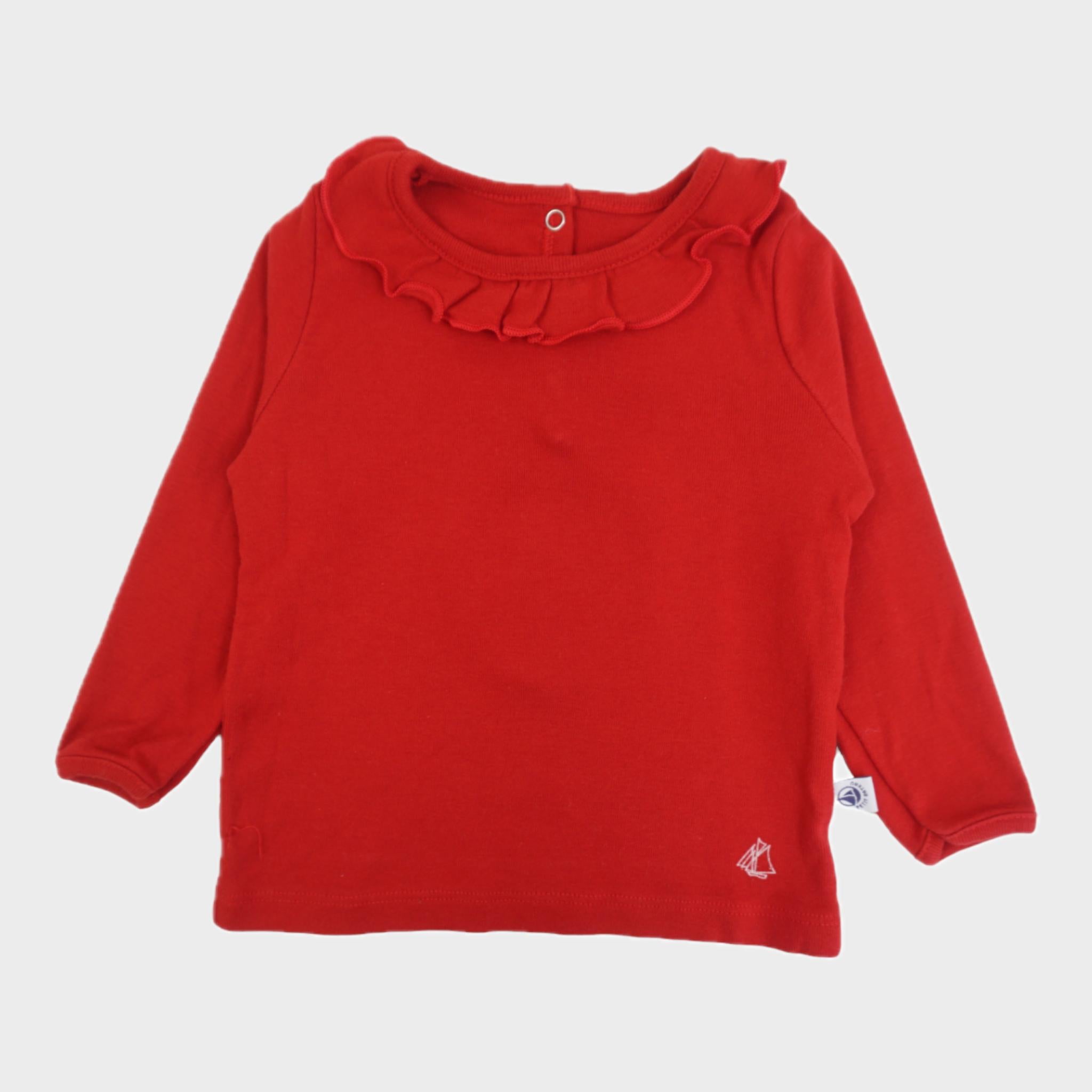 T-shirt Rouge - 12 mois