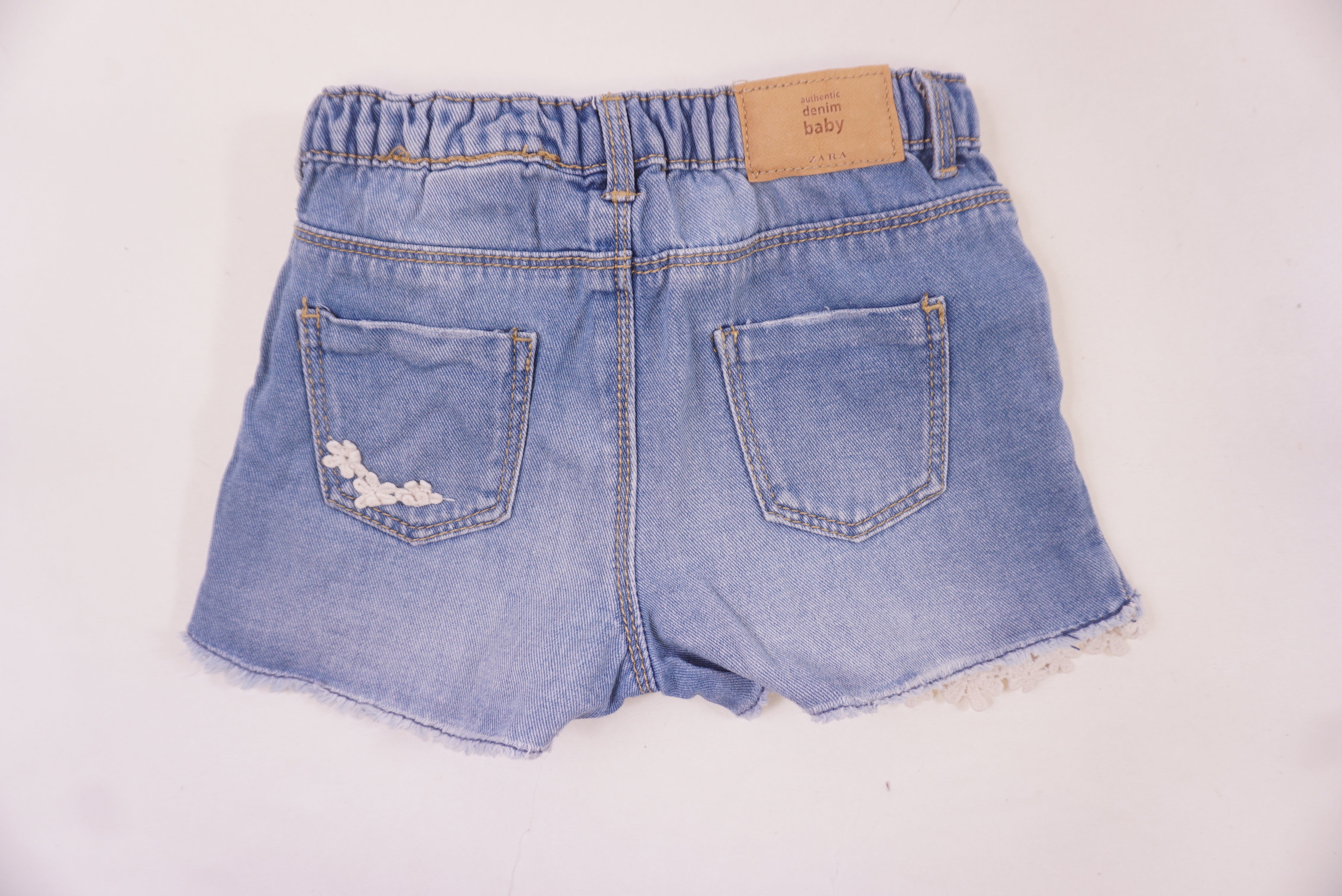 Short Bleu - 12/18 mois