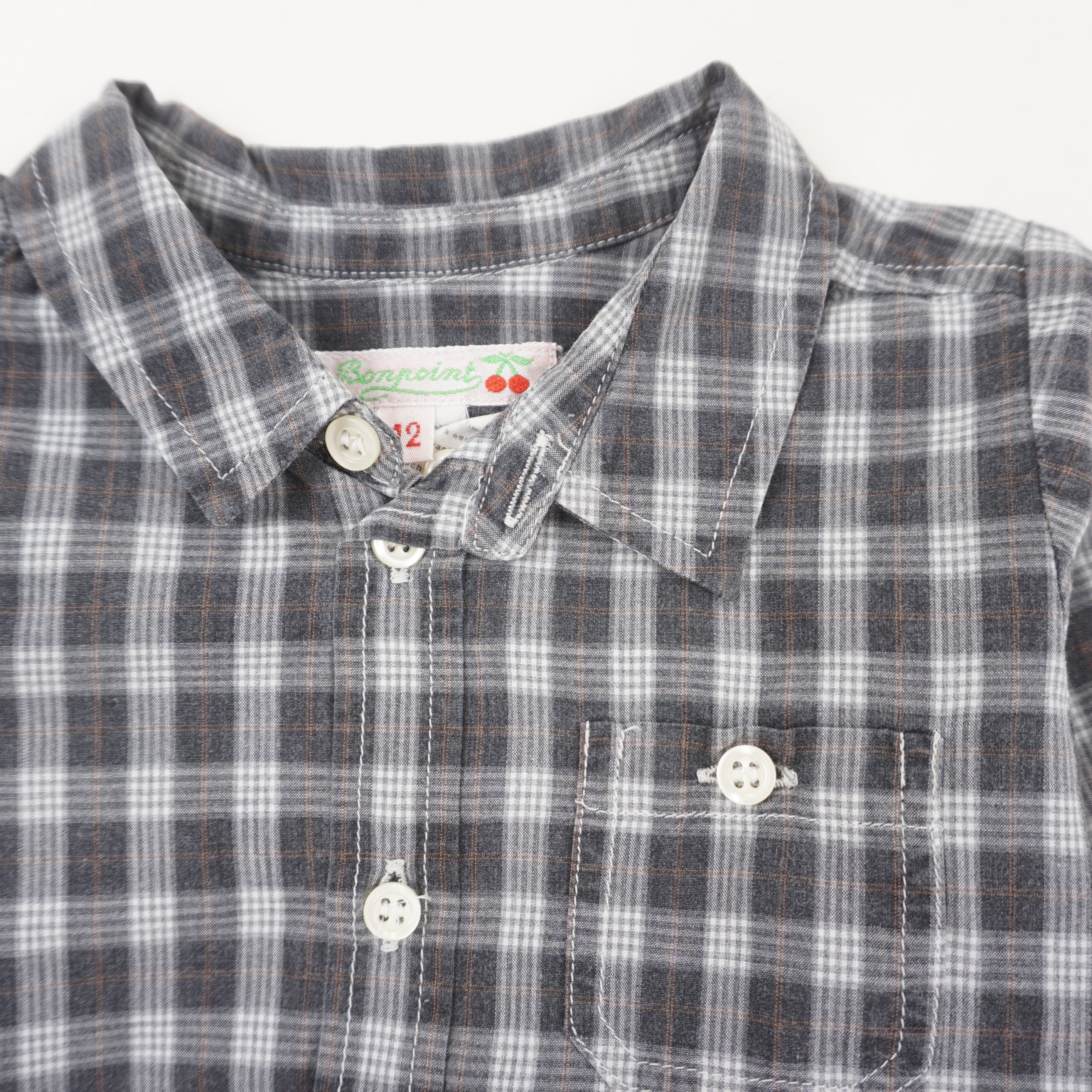 Chemise Gris - 12 mois