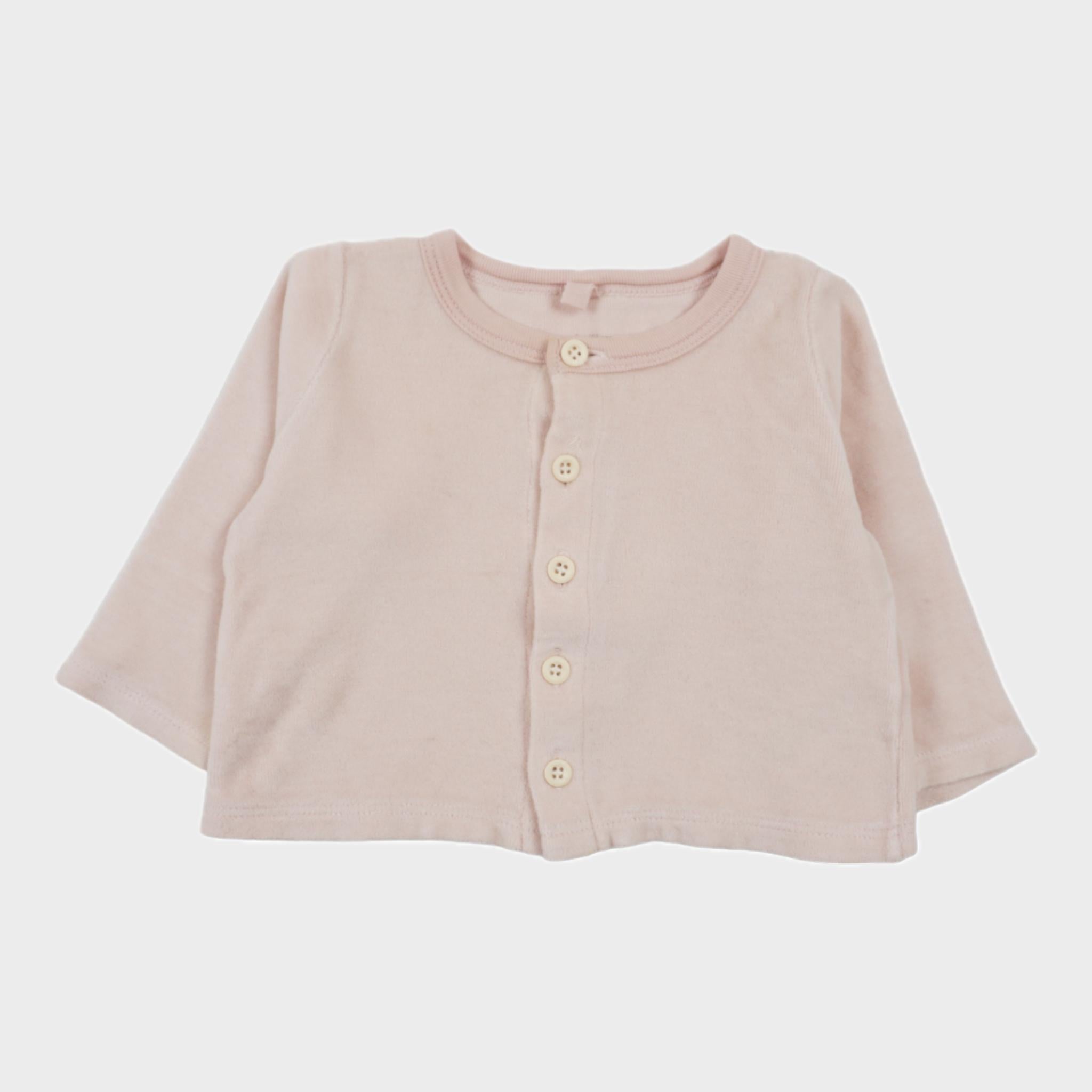 Cardigan Rose - 6 mois
