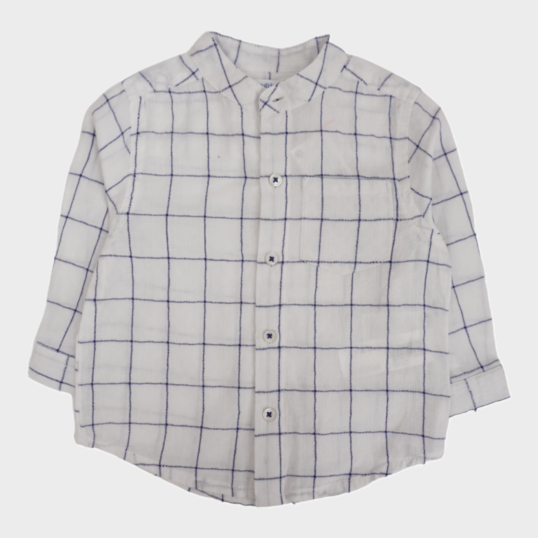 Chemise Blanc - 6 mois