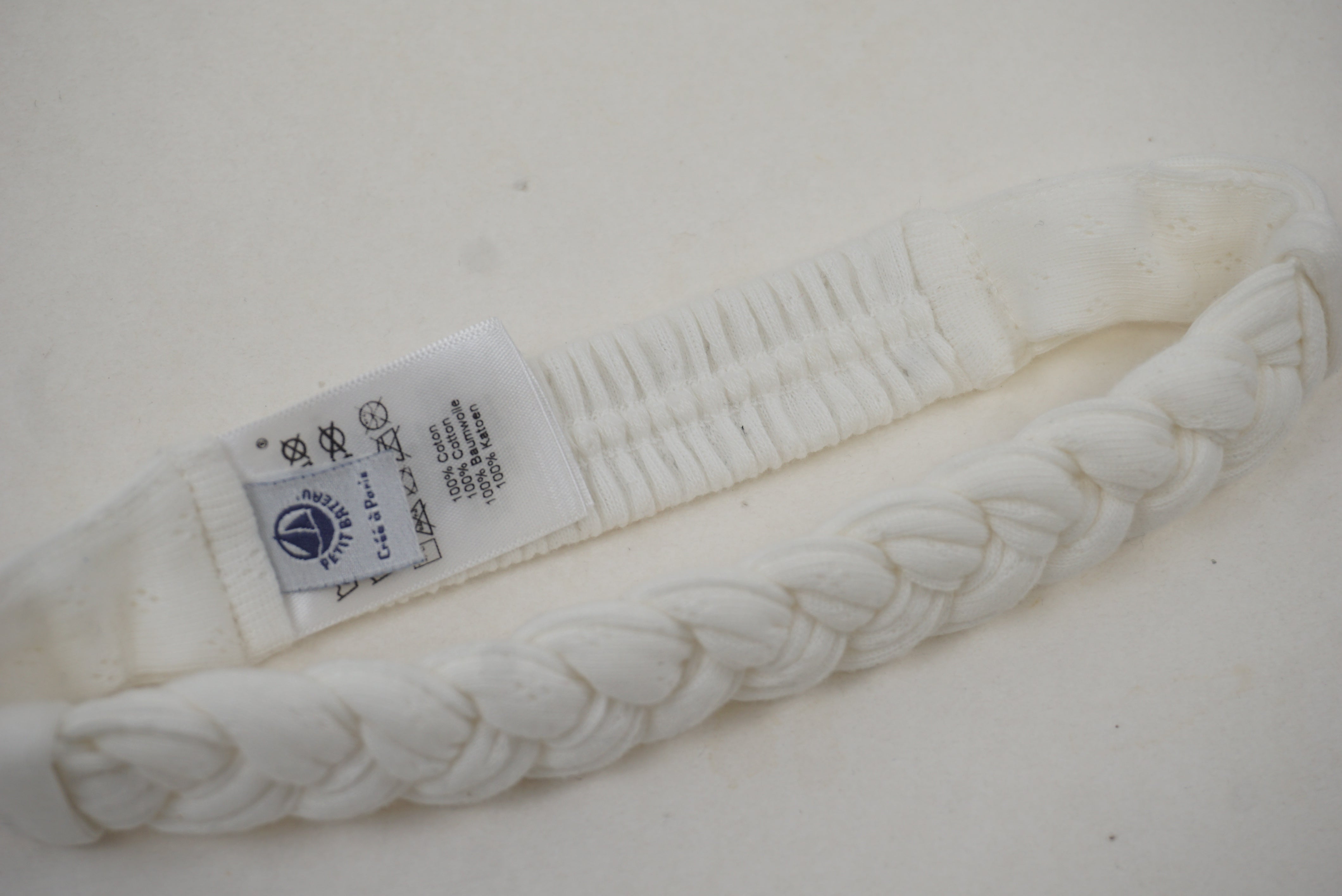 Bandeau Blanc - 6/12 mois