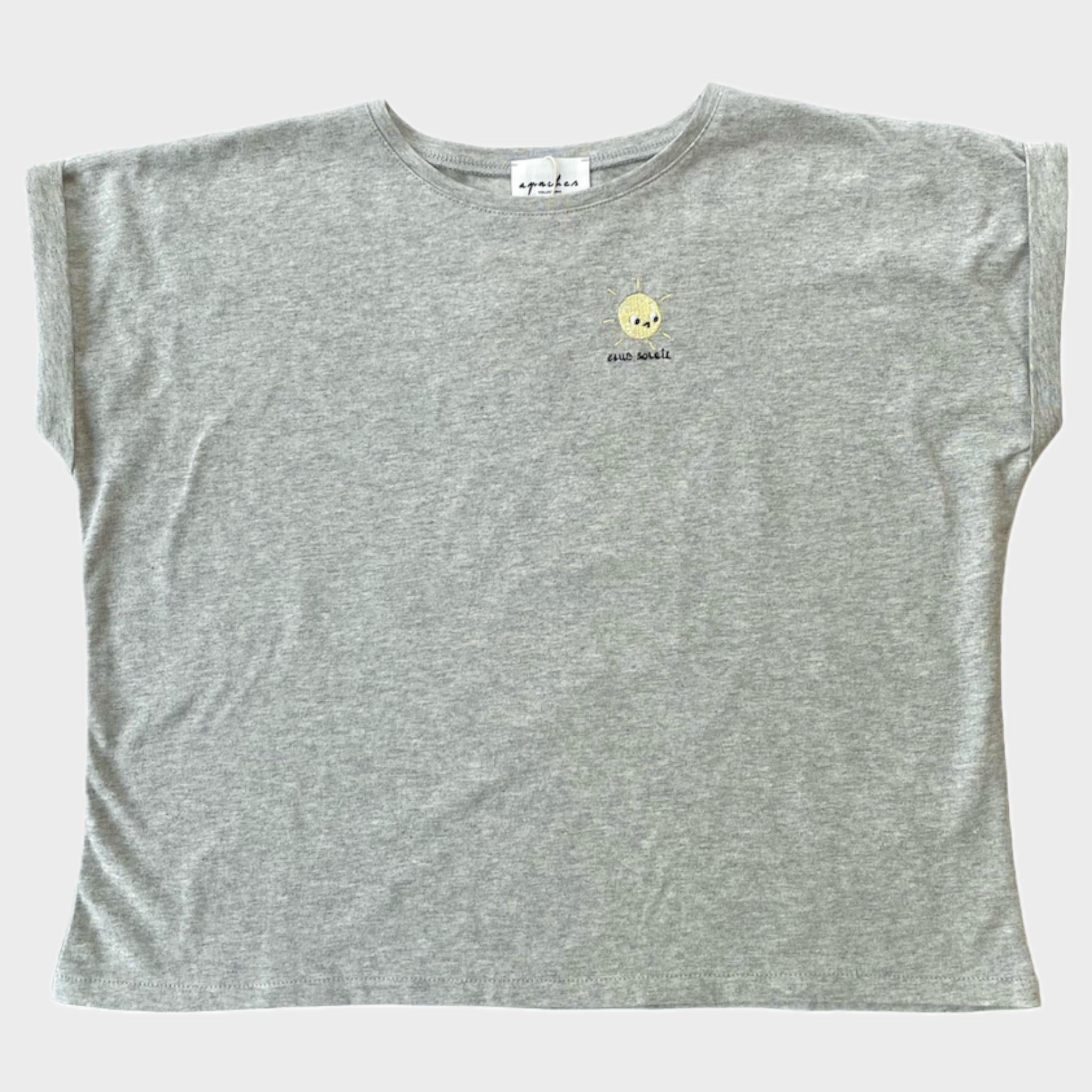 T-shirt Gris - 12 mois (neuf)