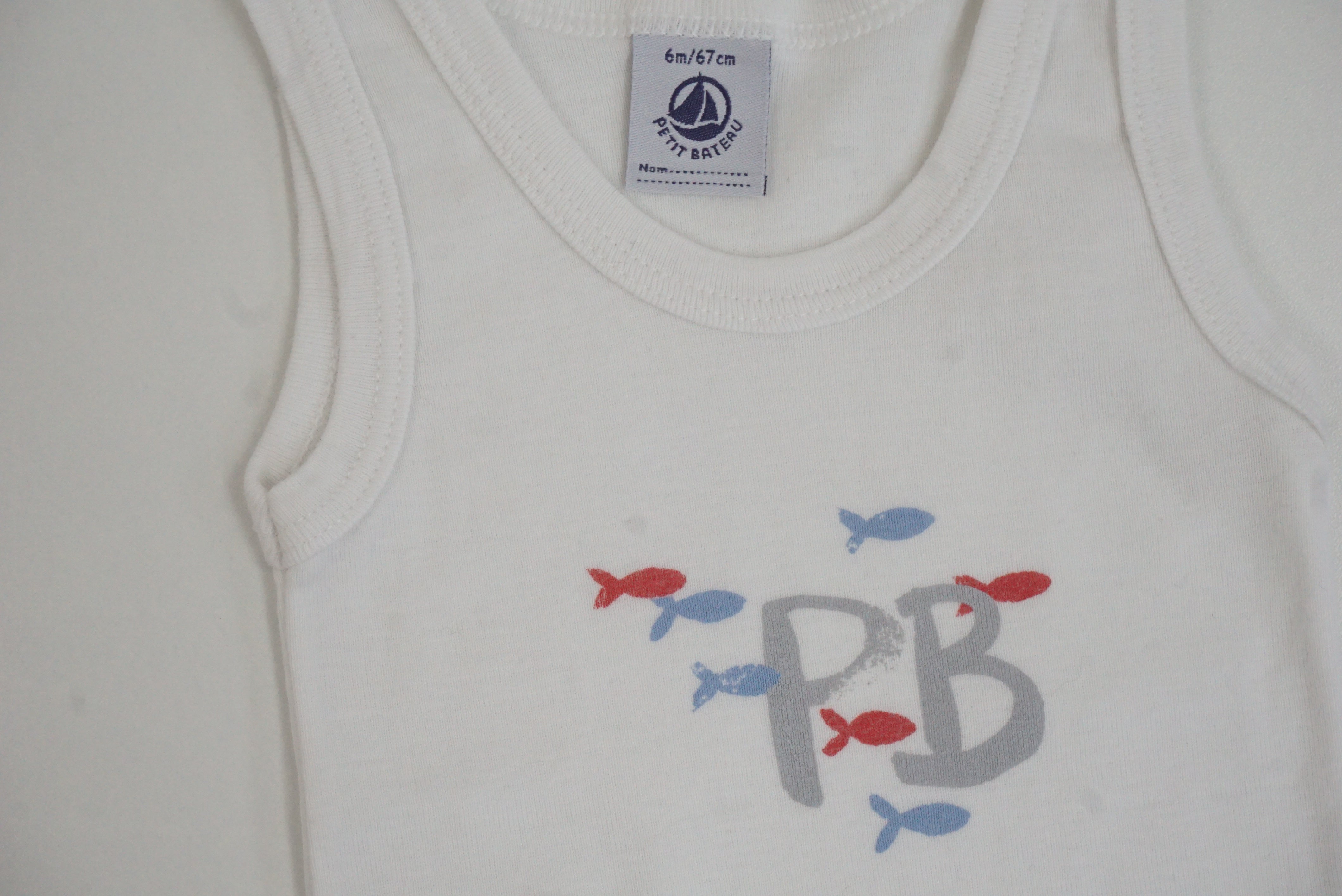 Body Blanc - 6 mois