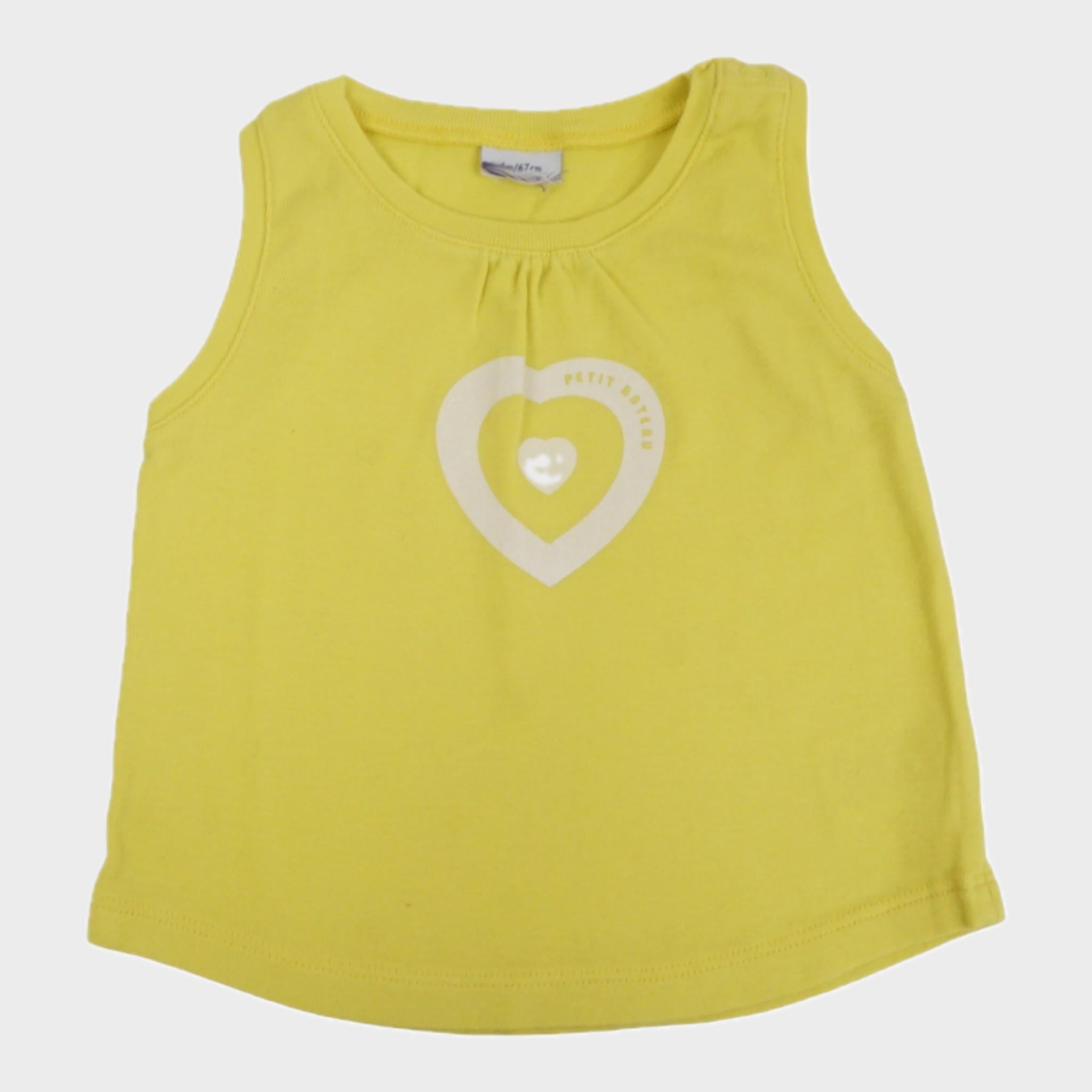 Débardeur Jaune - 6 mois