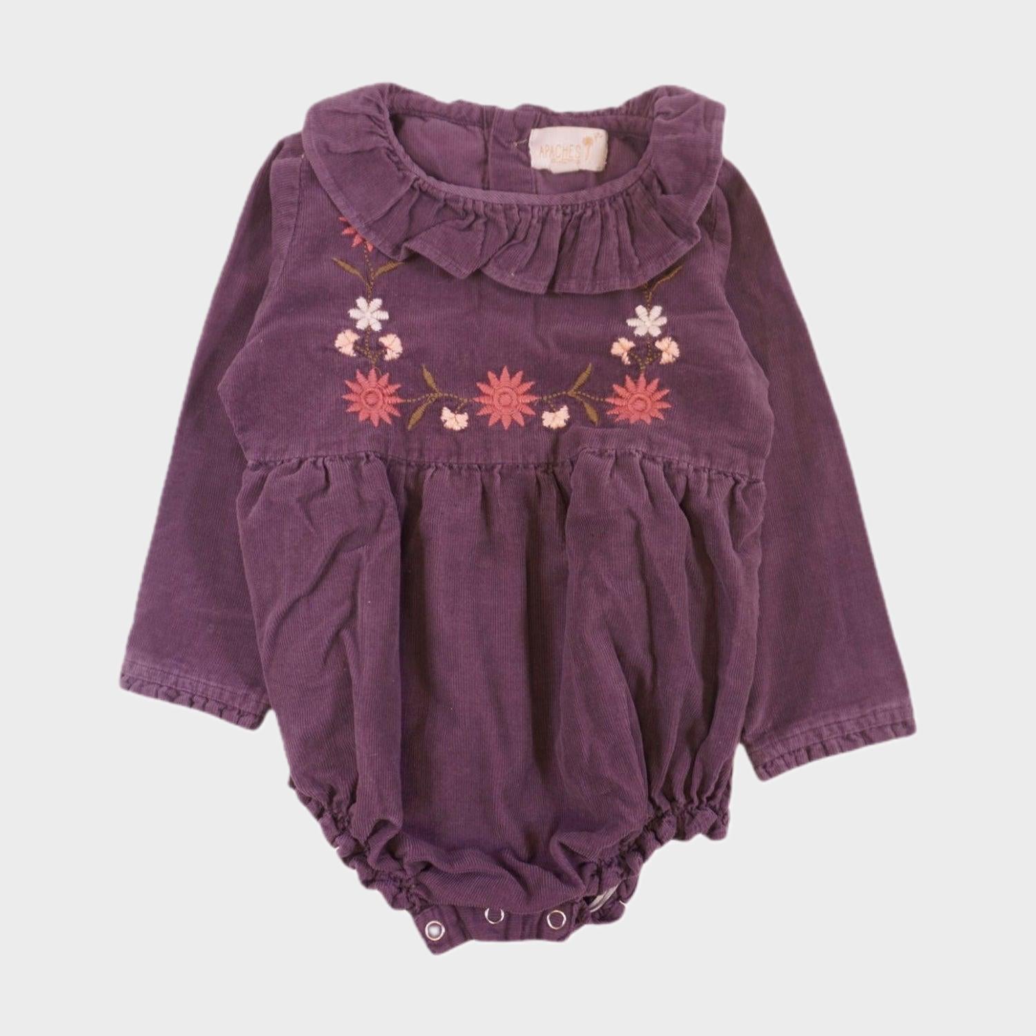 Barboteuse Violet - 12 mois