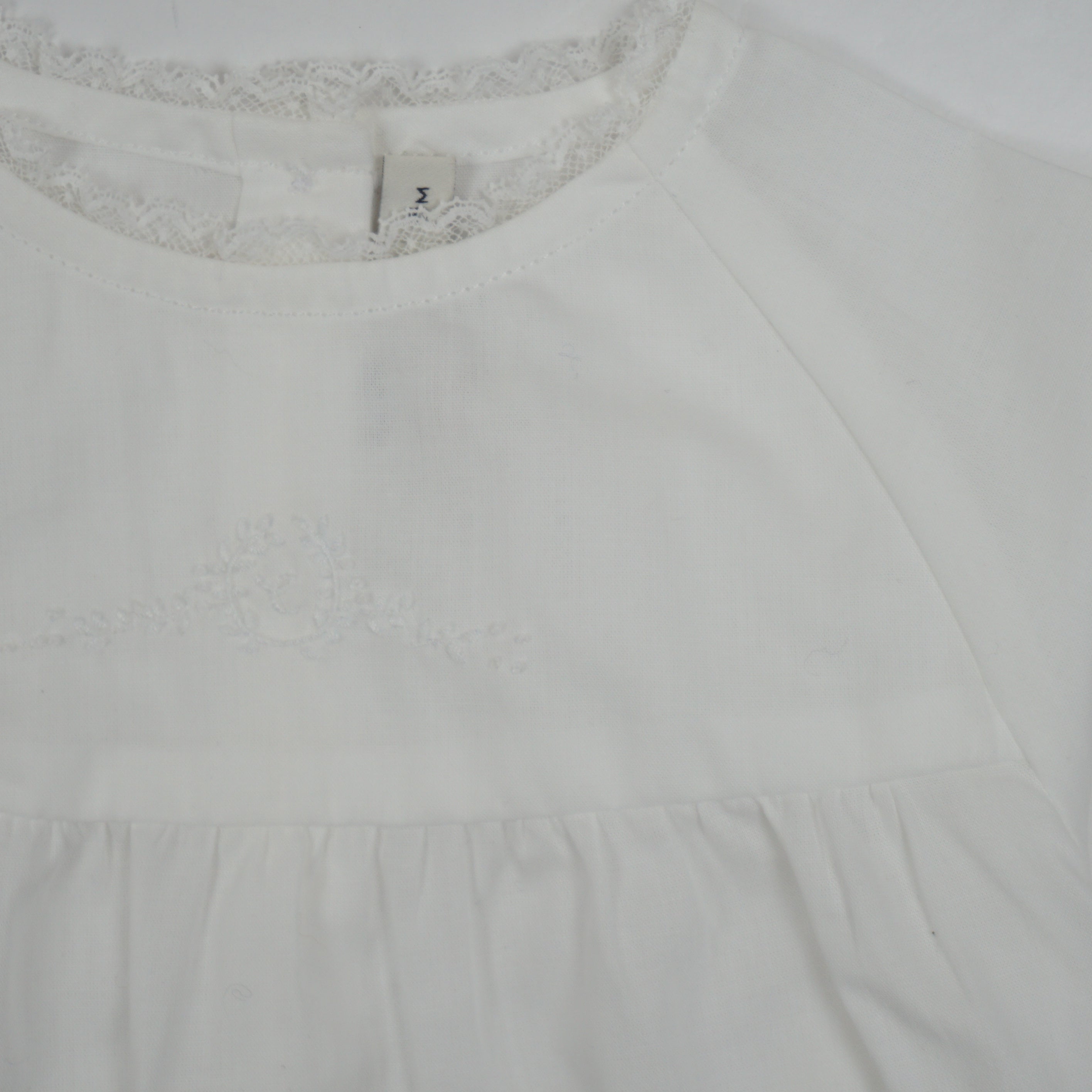 Blouse Blanc - 6 mois