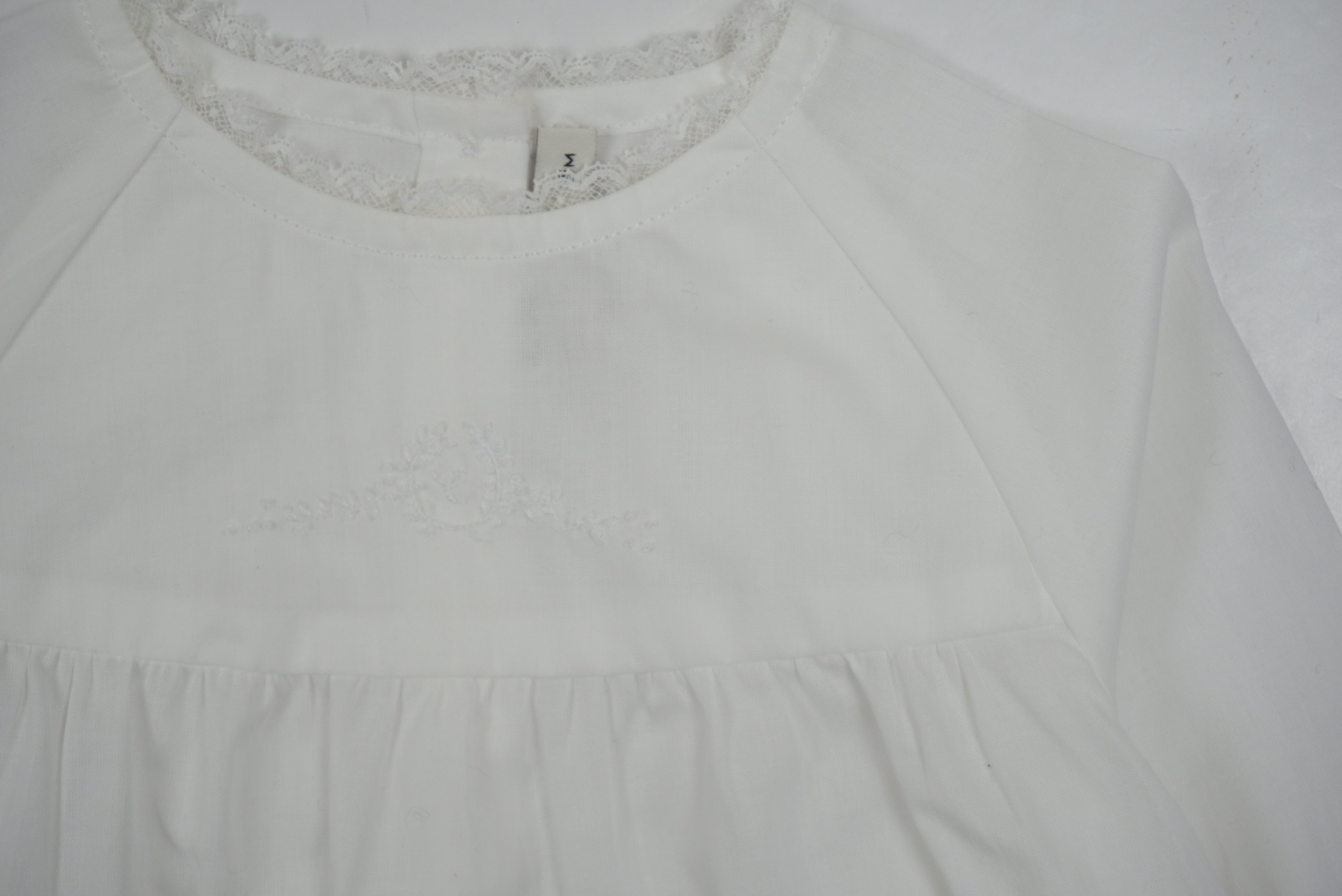 Blouse Blanc - 6 mois