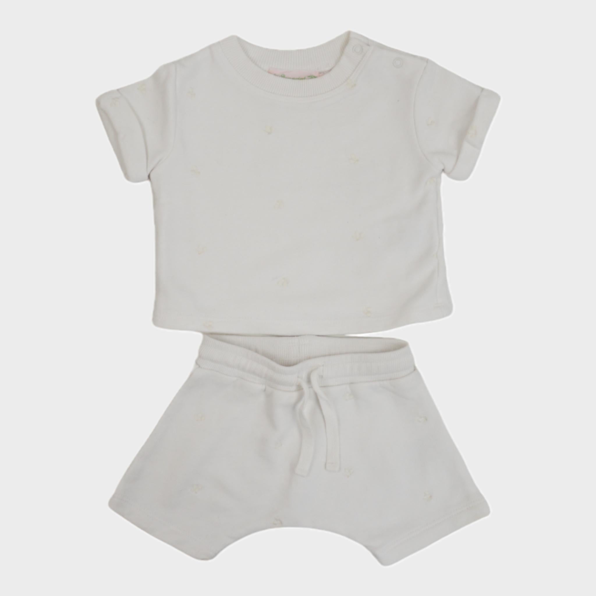 Ensemble Ecru - 6 mois