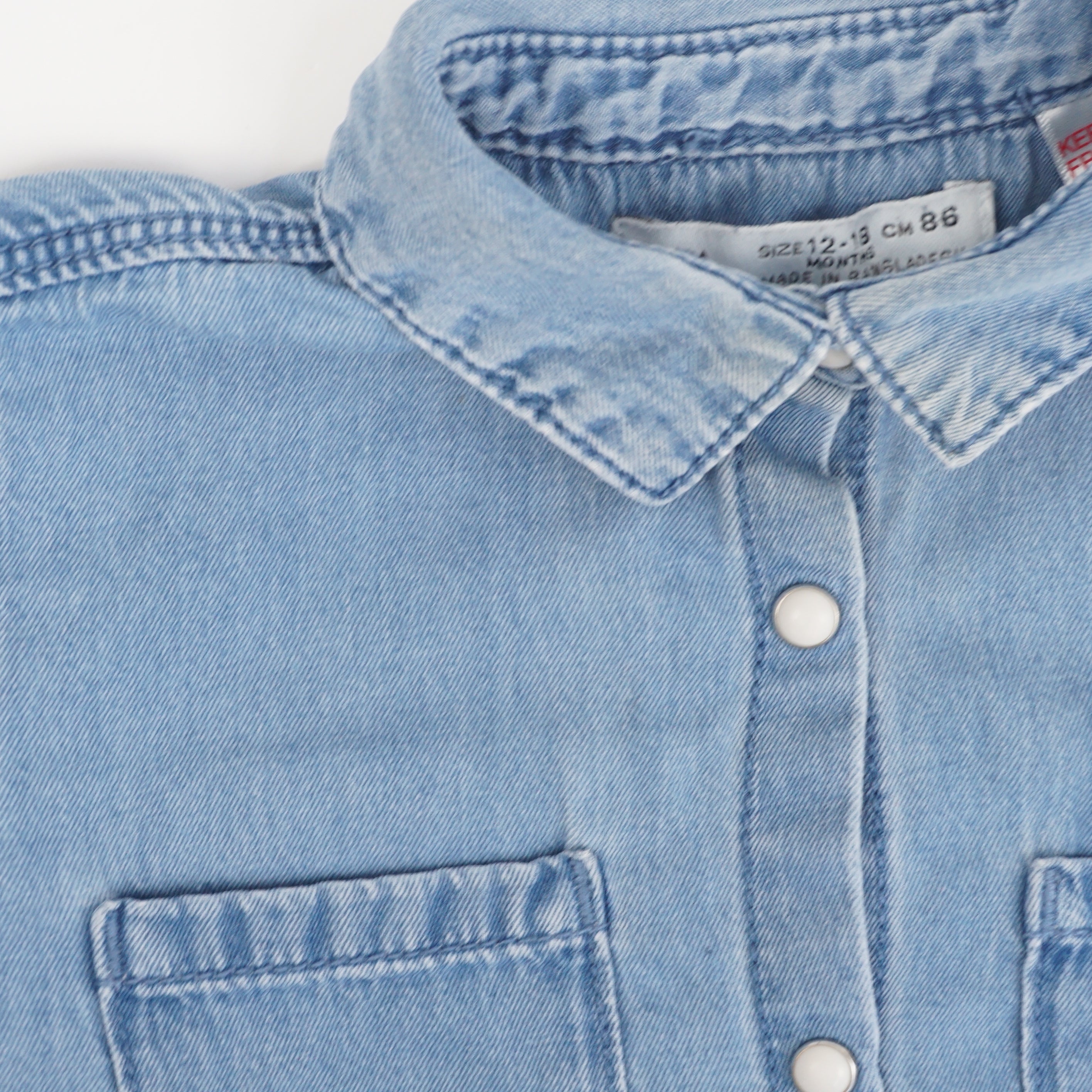 Chemise Bleu - 12/18 mois