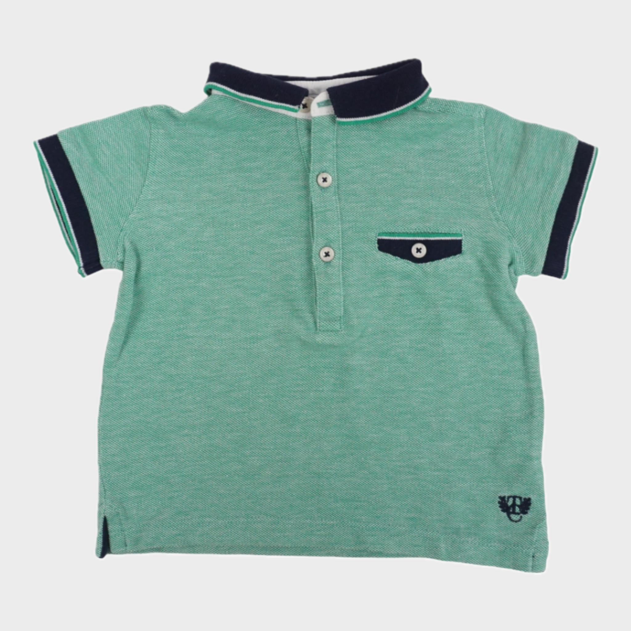Polo Vert - 12/18 mois