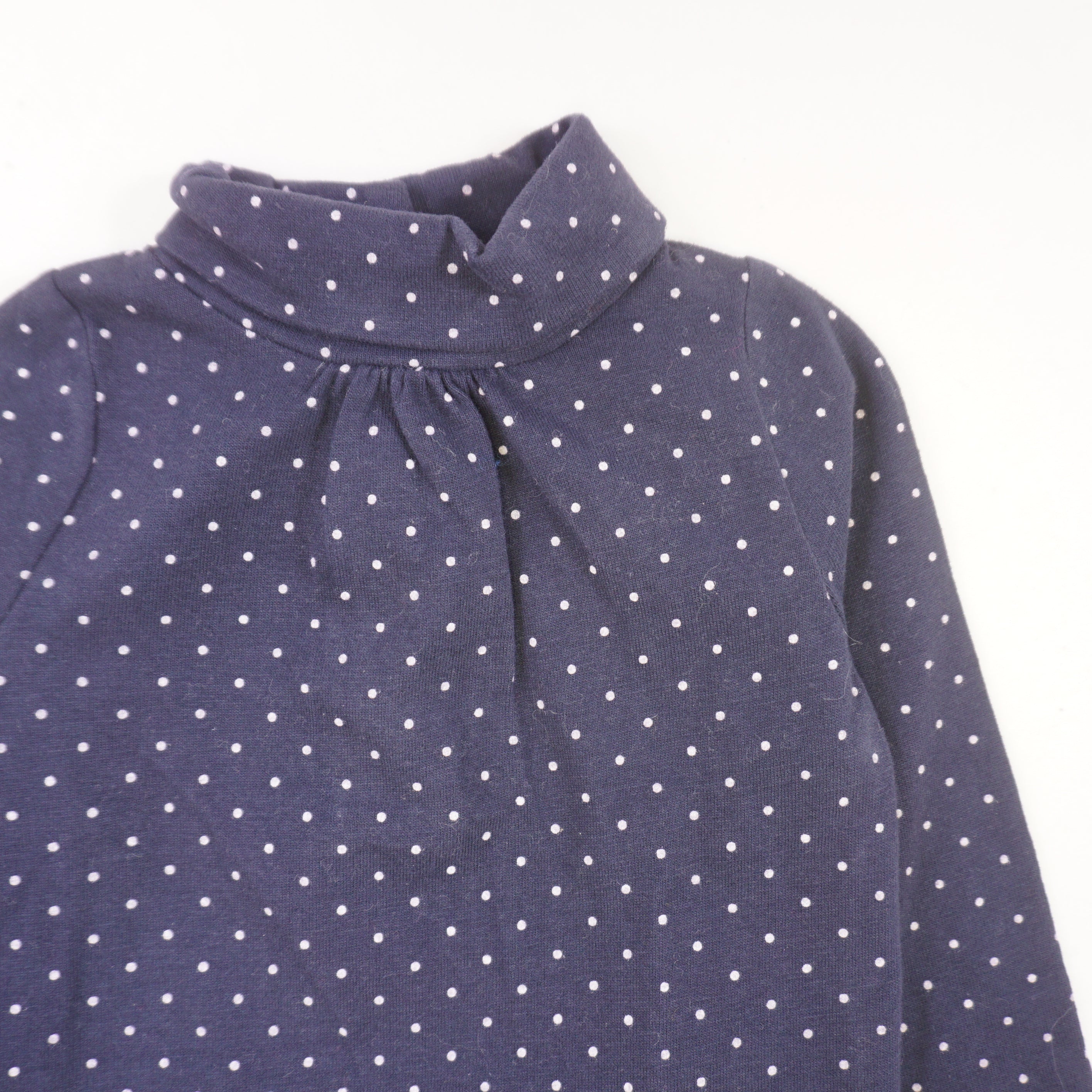 Col roulé Bleu - 6 mois