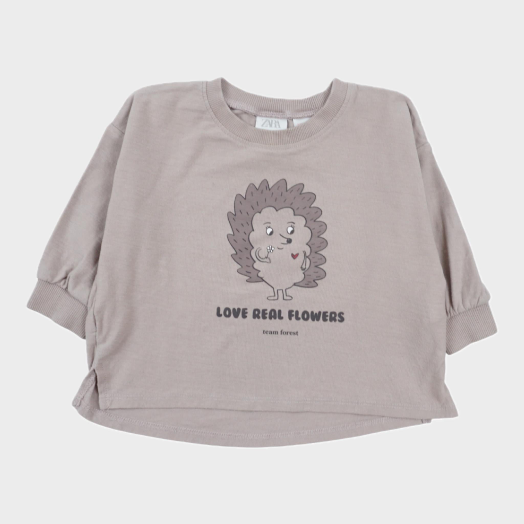 T-shirt Taupe - 9/12 mois