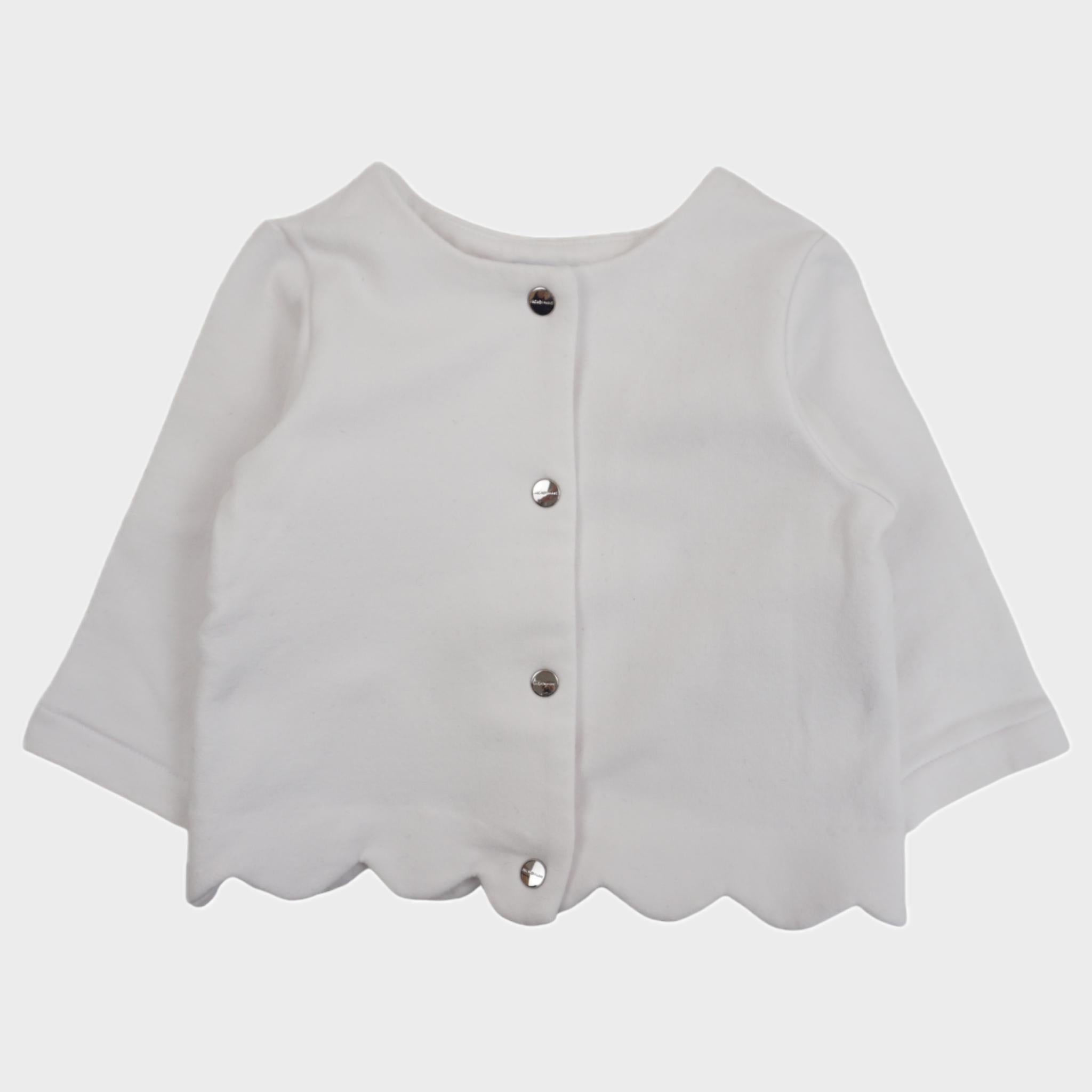 Gilet Blanc - 6 mois