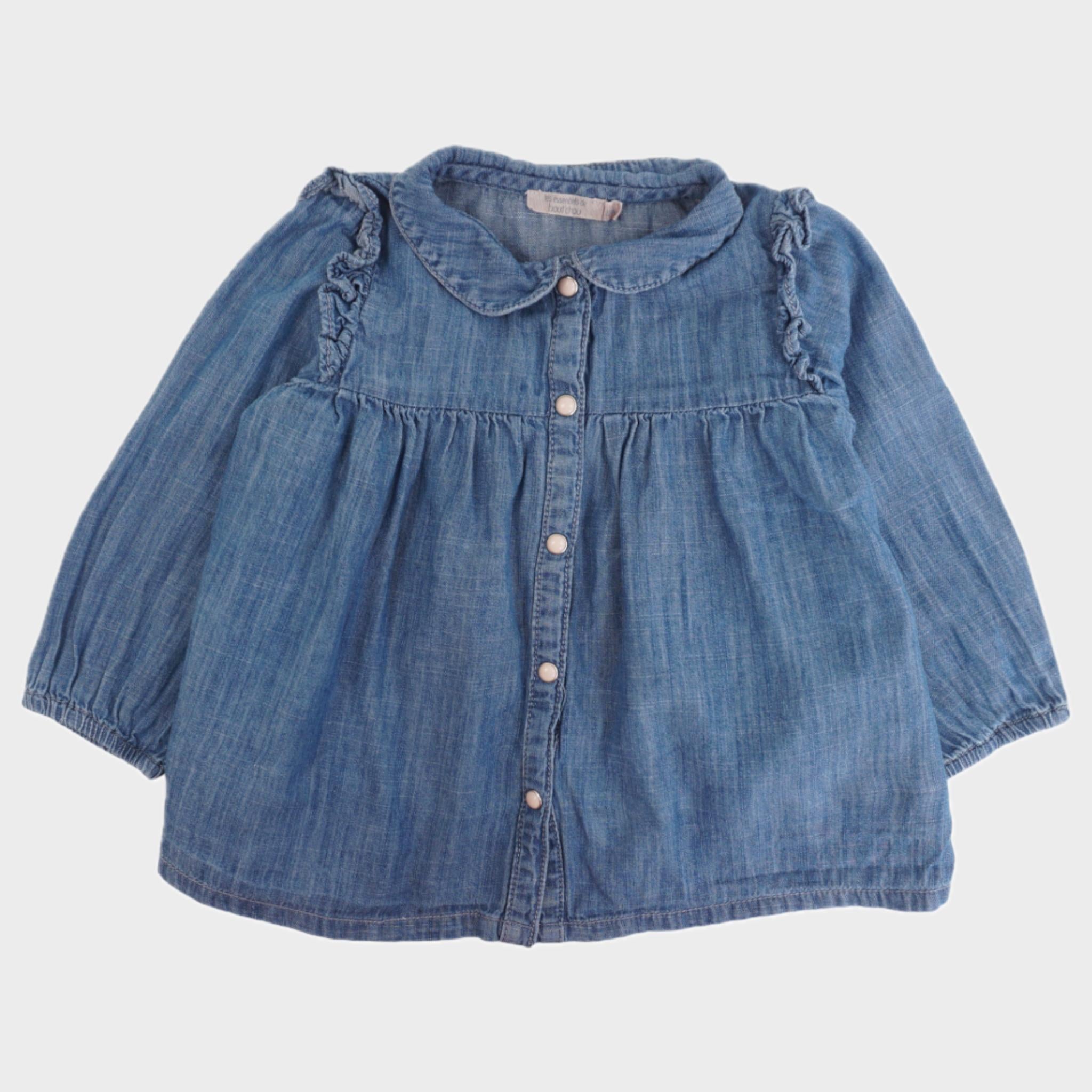 Chemise Bleu - 12 mois