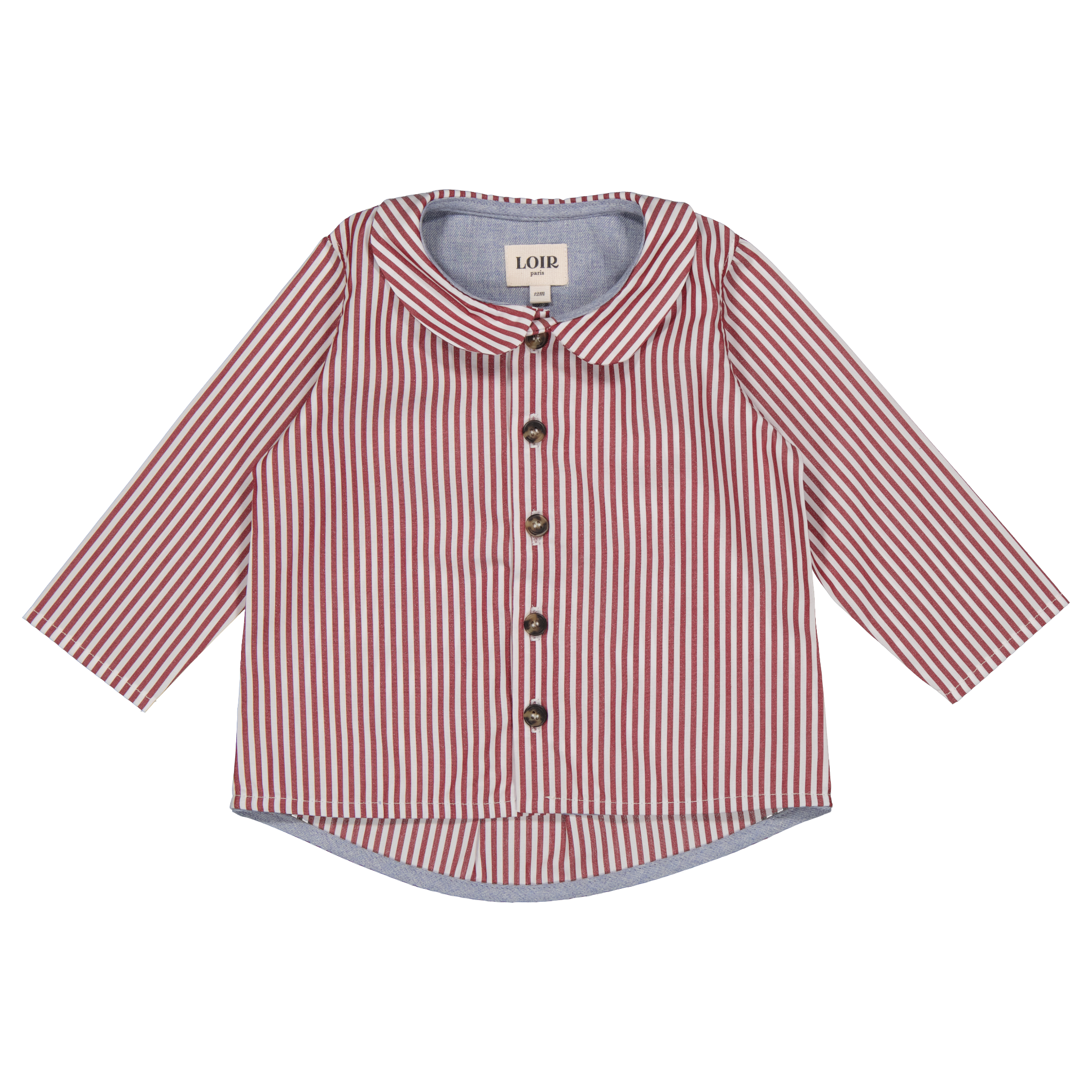 Chemise Bordeaux - 10 ans (neuf)