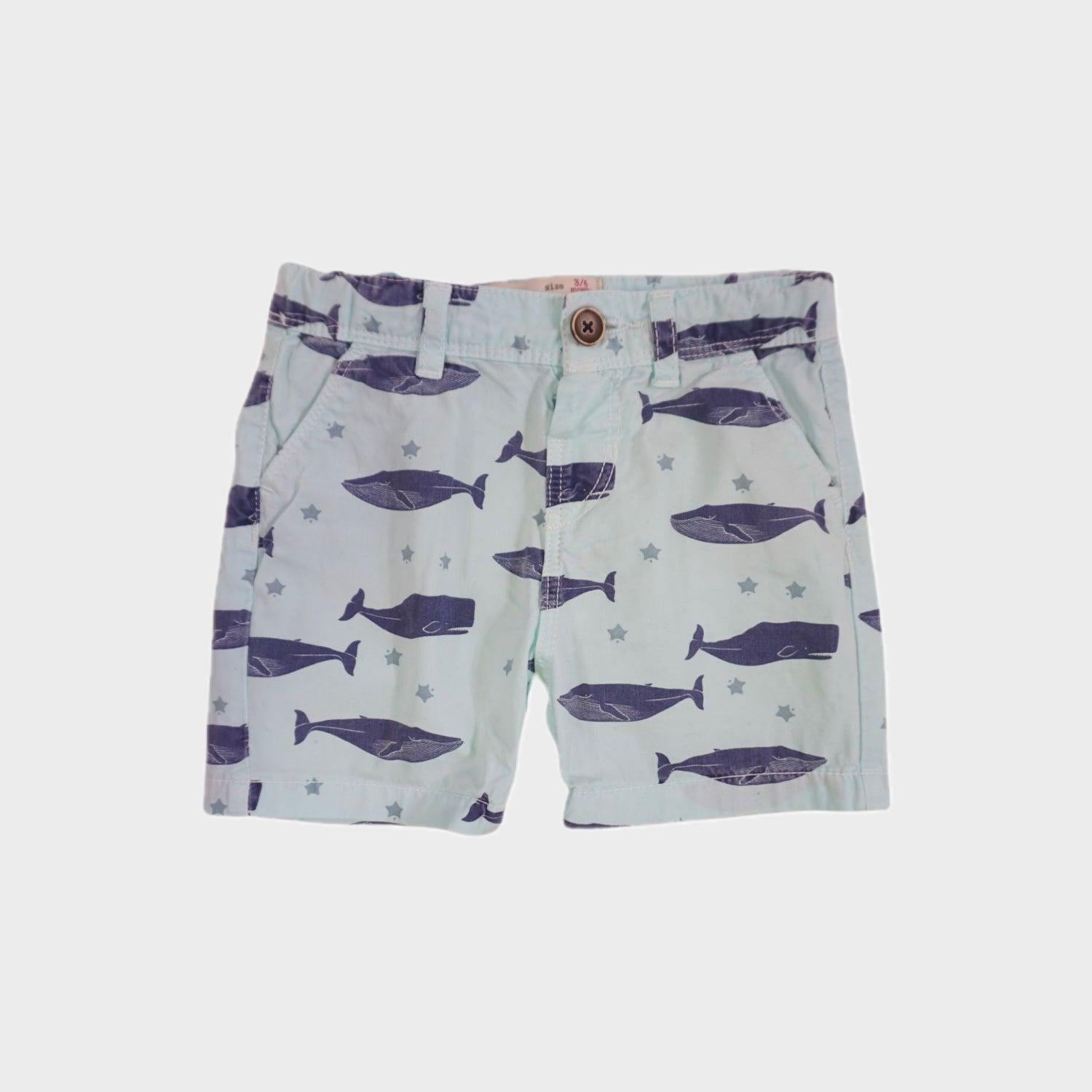 Short Vert - 3/6 mois