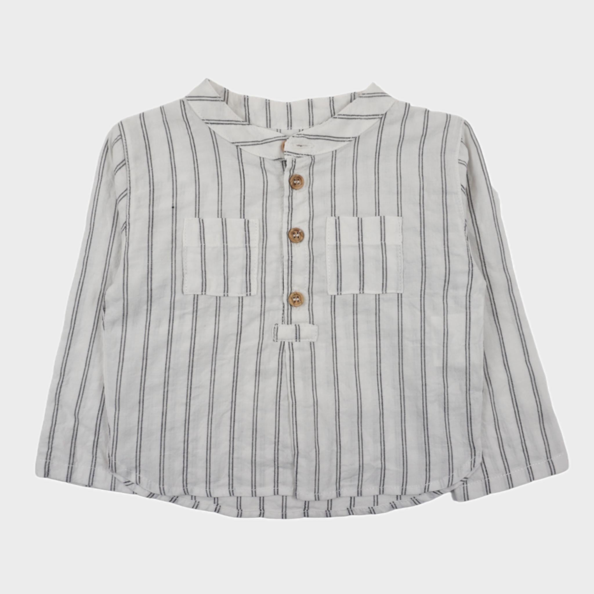 Blouse Blanc - 6 mois