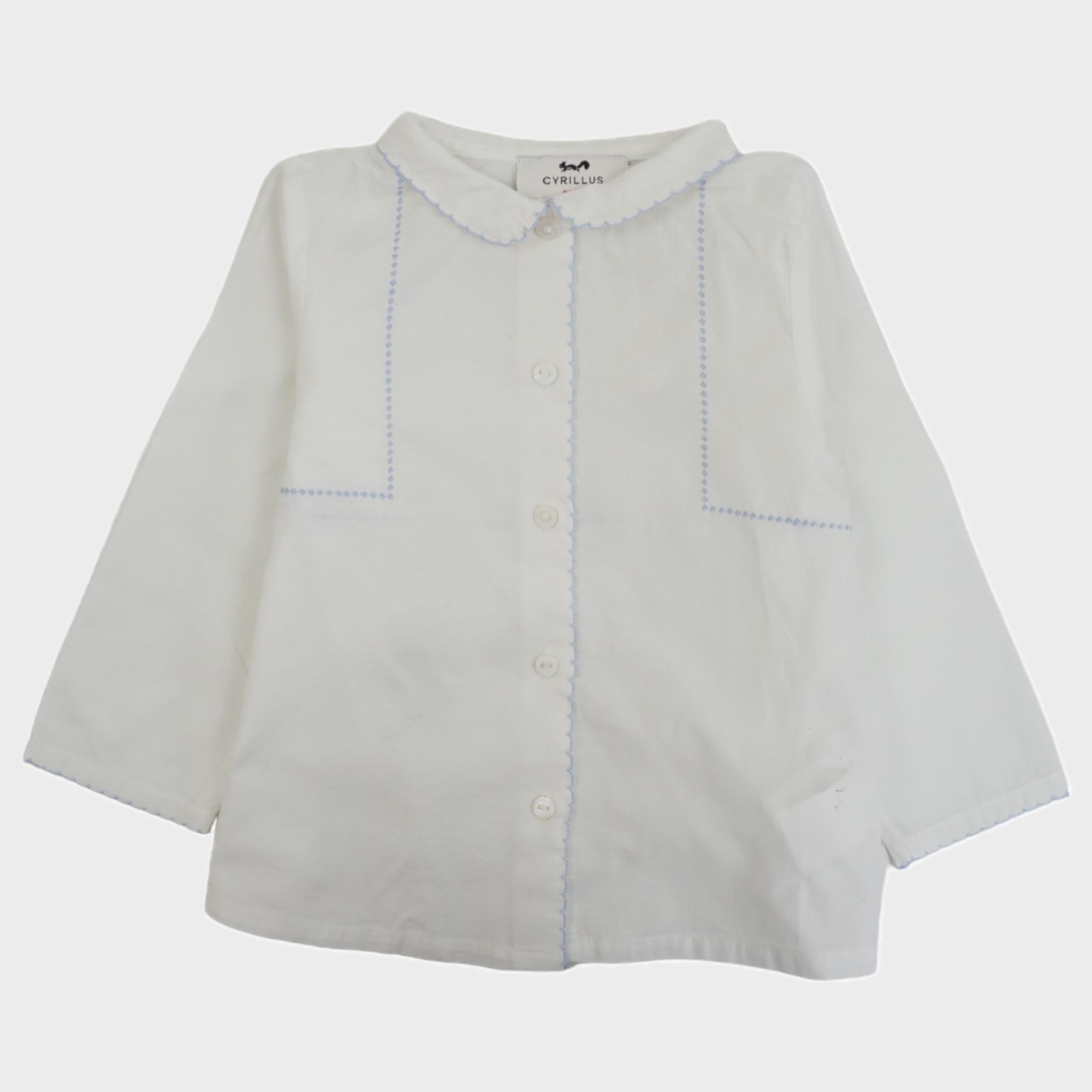 Chemise Blanc - 12 mois