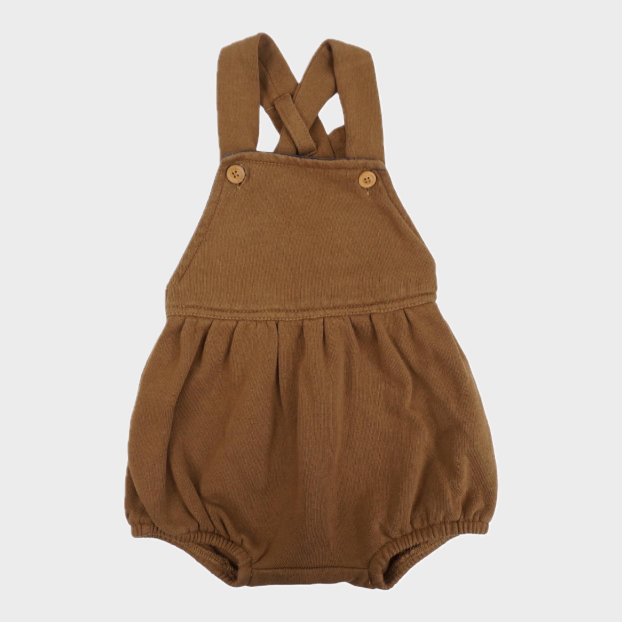 Barboteuse Camel - 6/9 mois