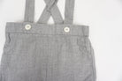 Pantalon à bretelles Gris - 6 mois