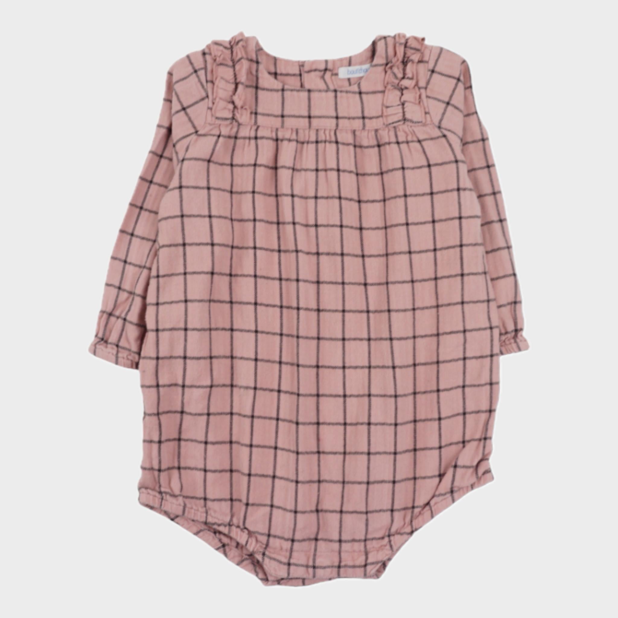 Barboteuse Rose - 12 mois