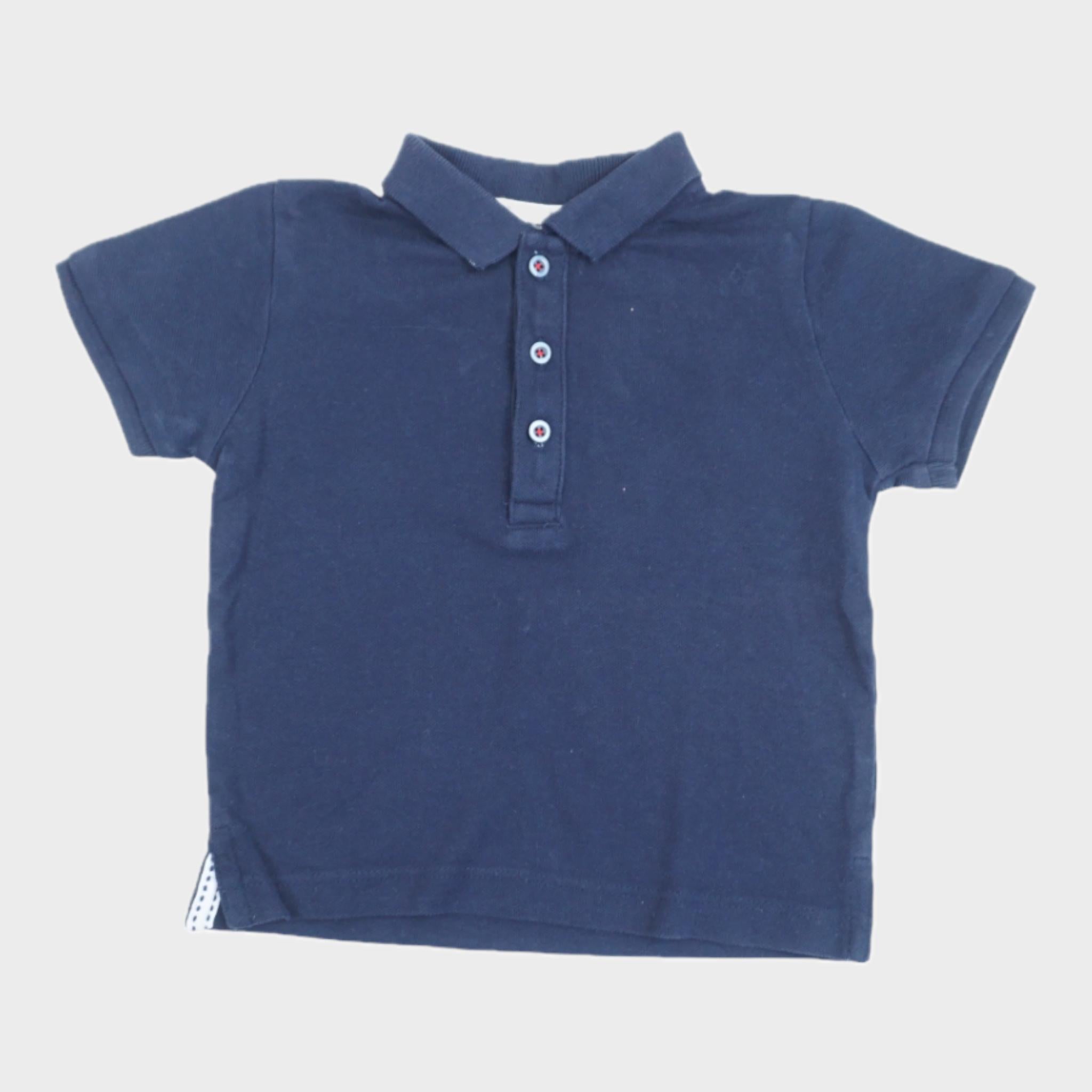 Polo Bleu - 18 mois