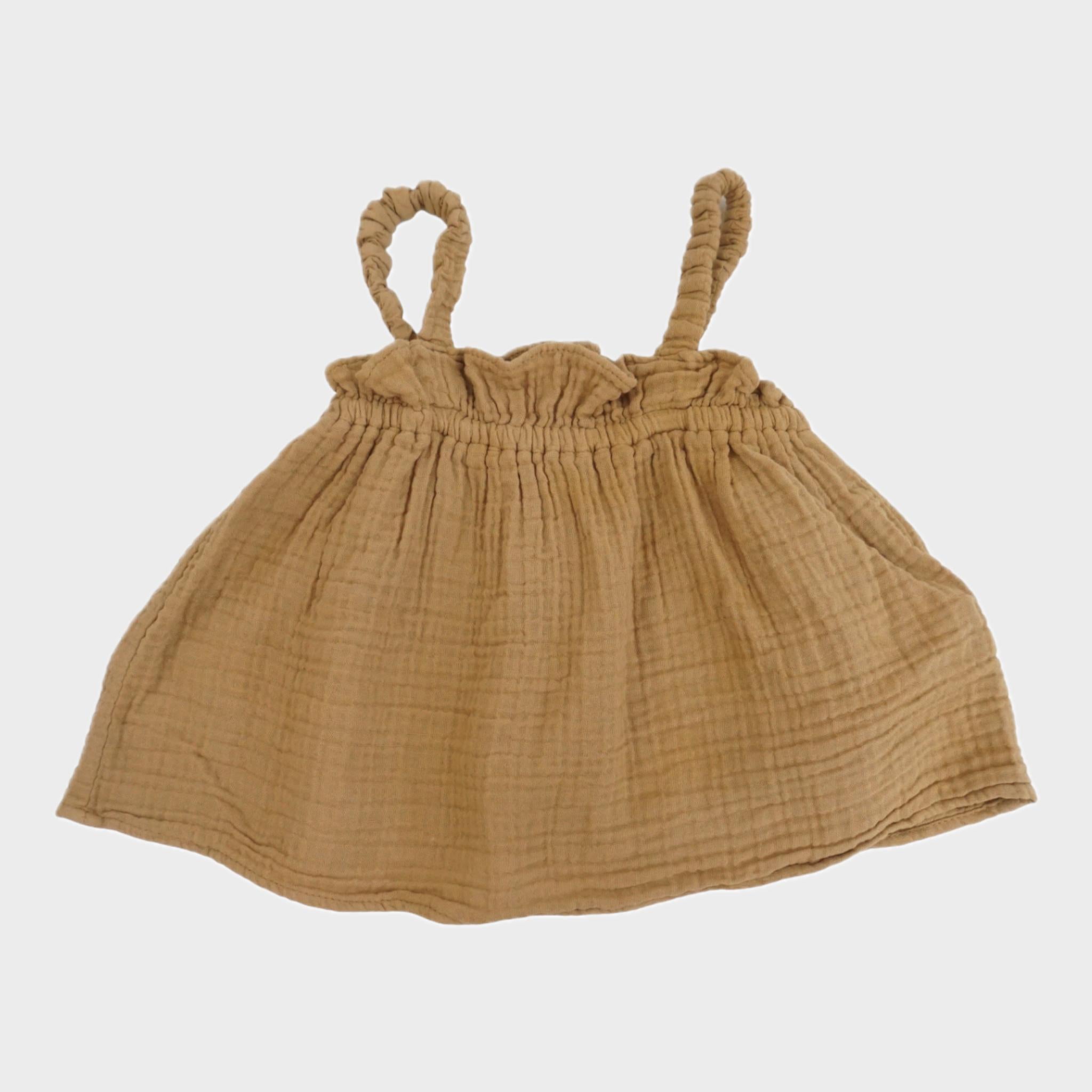 Blouse Camel - 3/6 mois