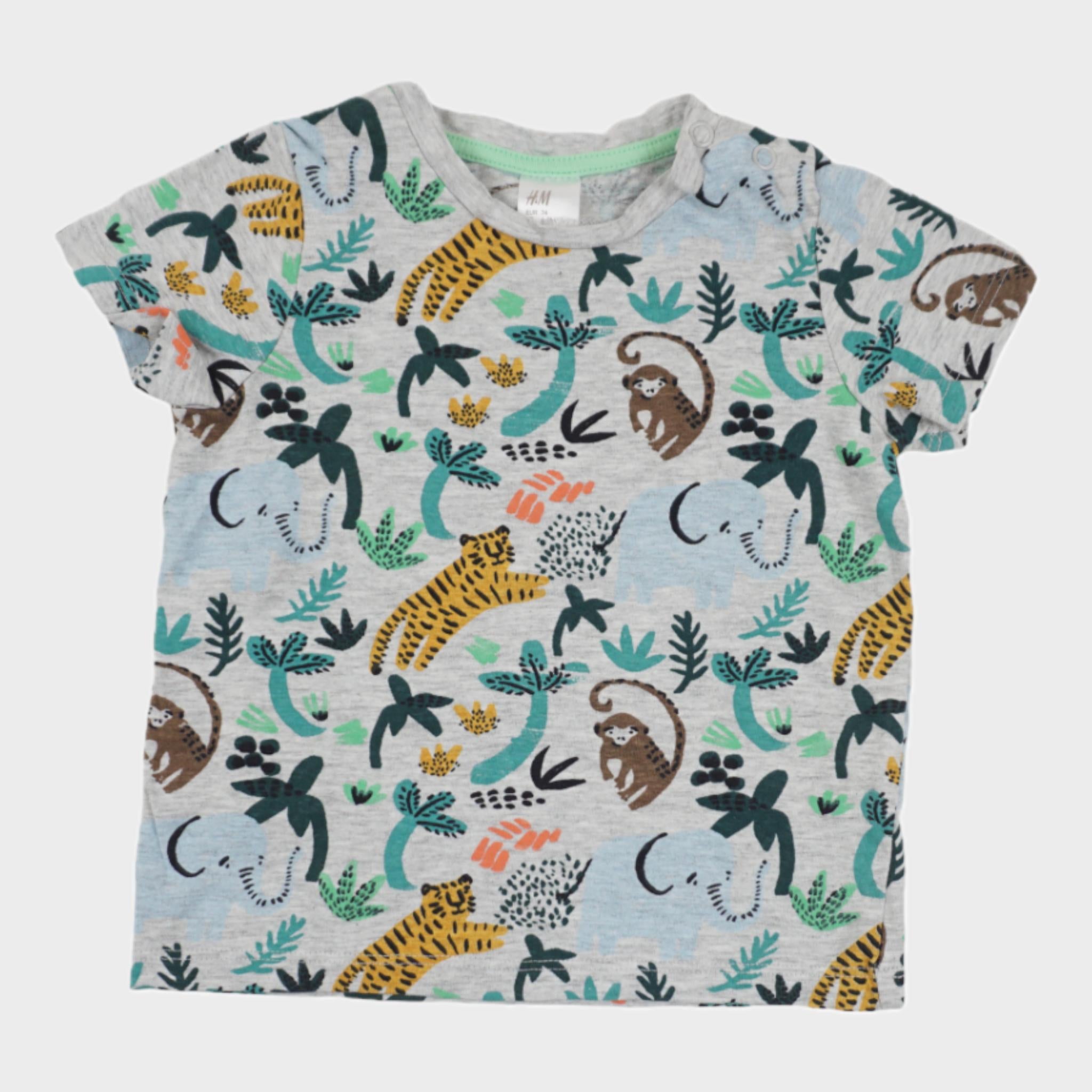 T-shirt Gris - 6/9 mois