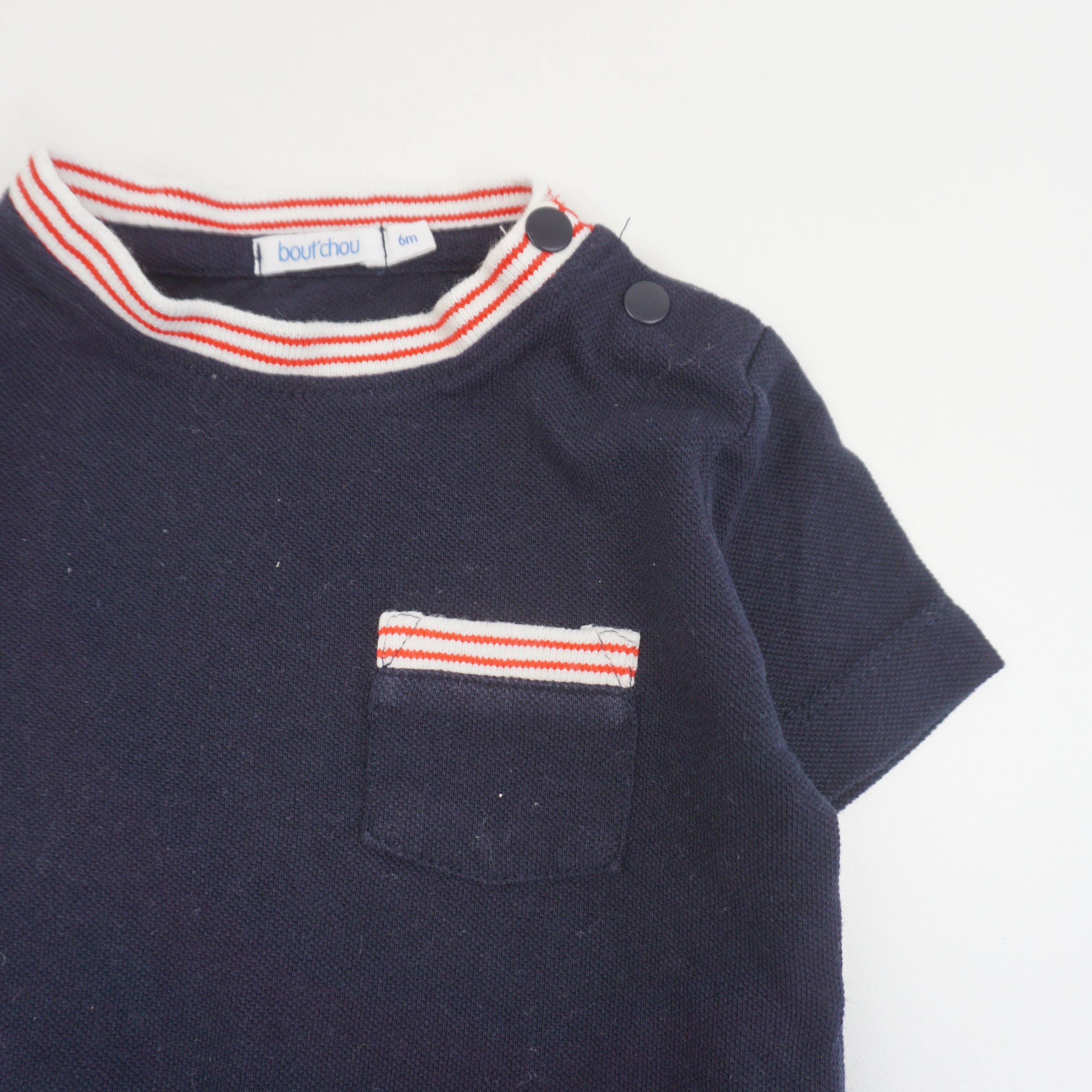 T-shirt Bleu marine - 6 mois