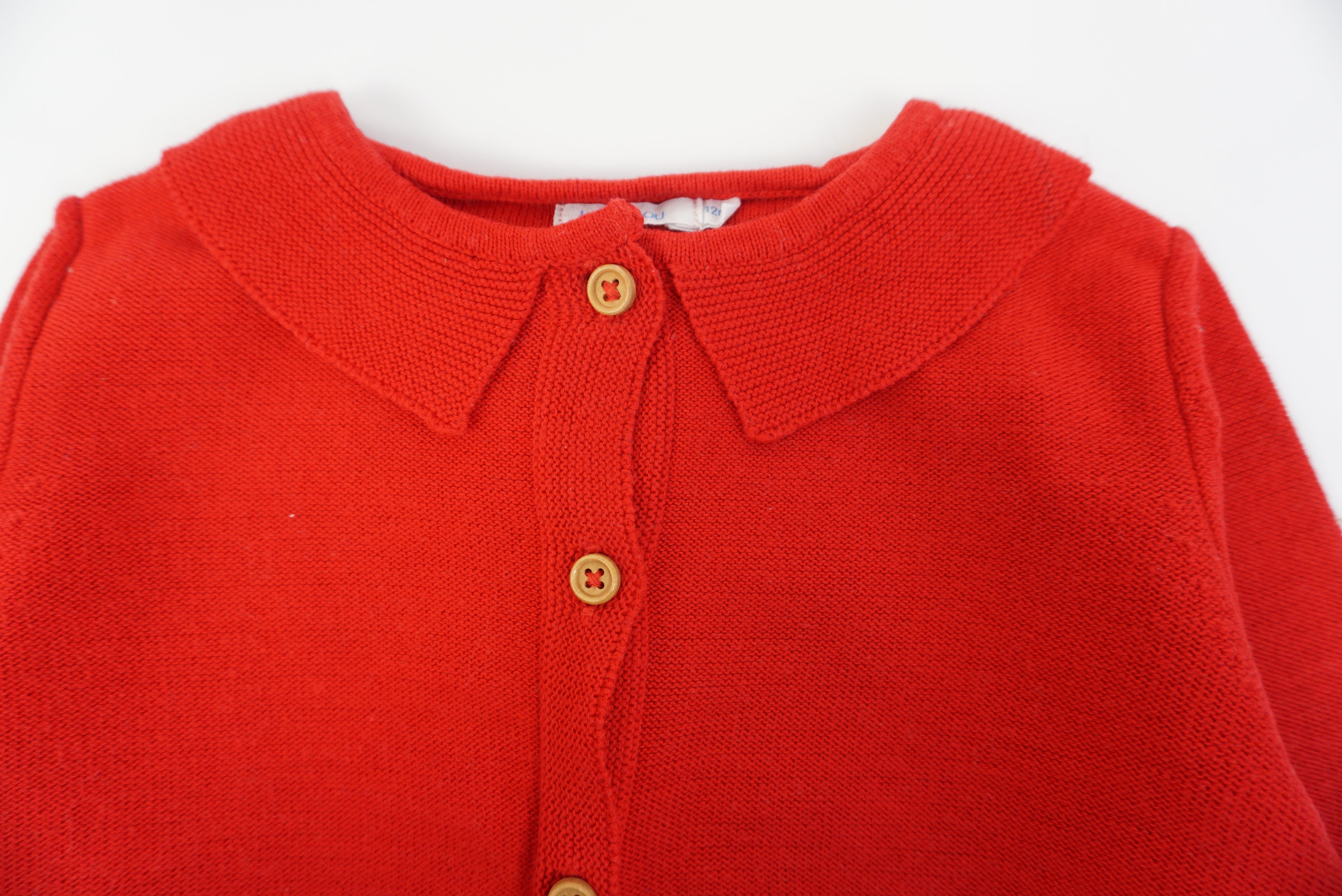 Gilet Rouge - 12 mois