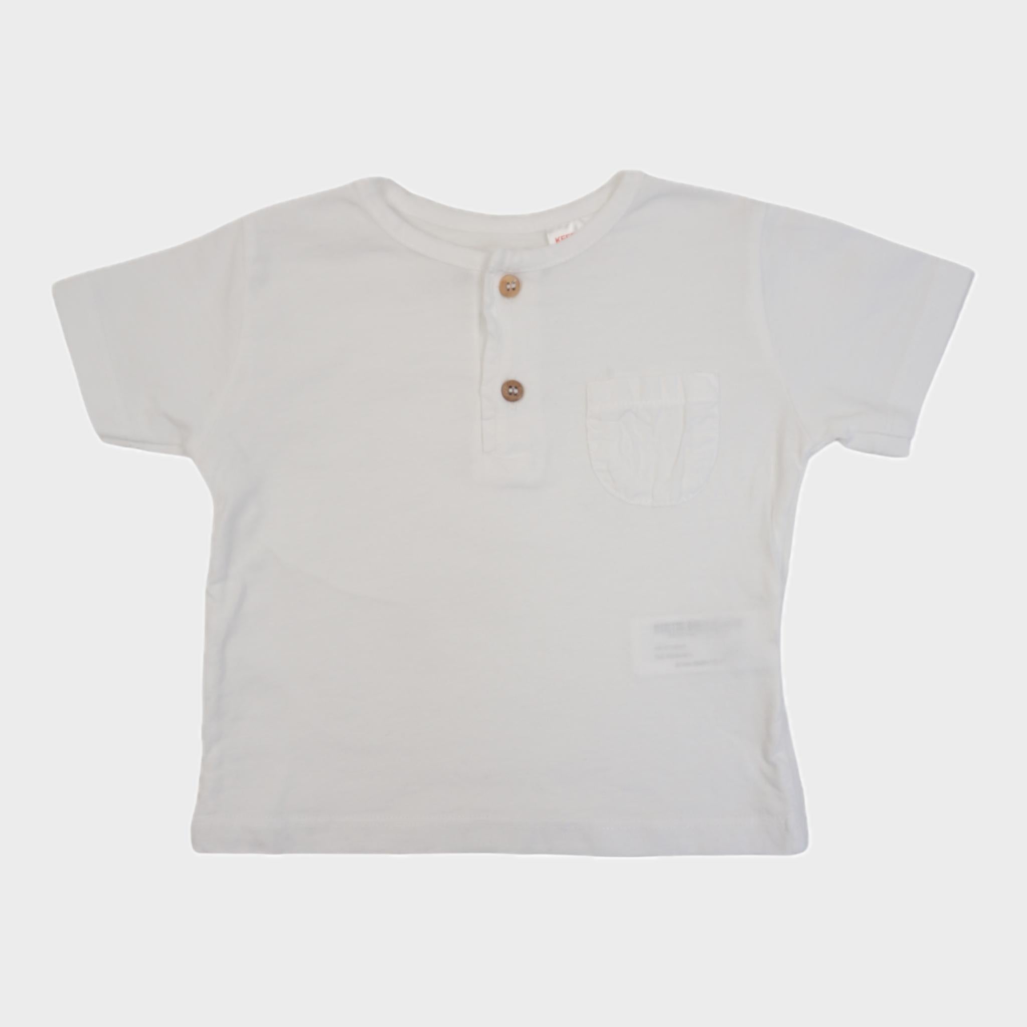 T-shirt Blanc - 3/6 mois