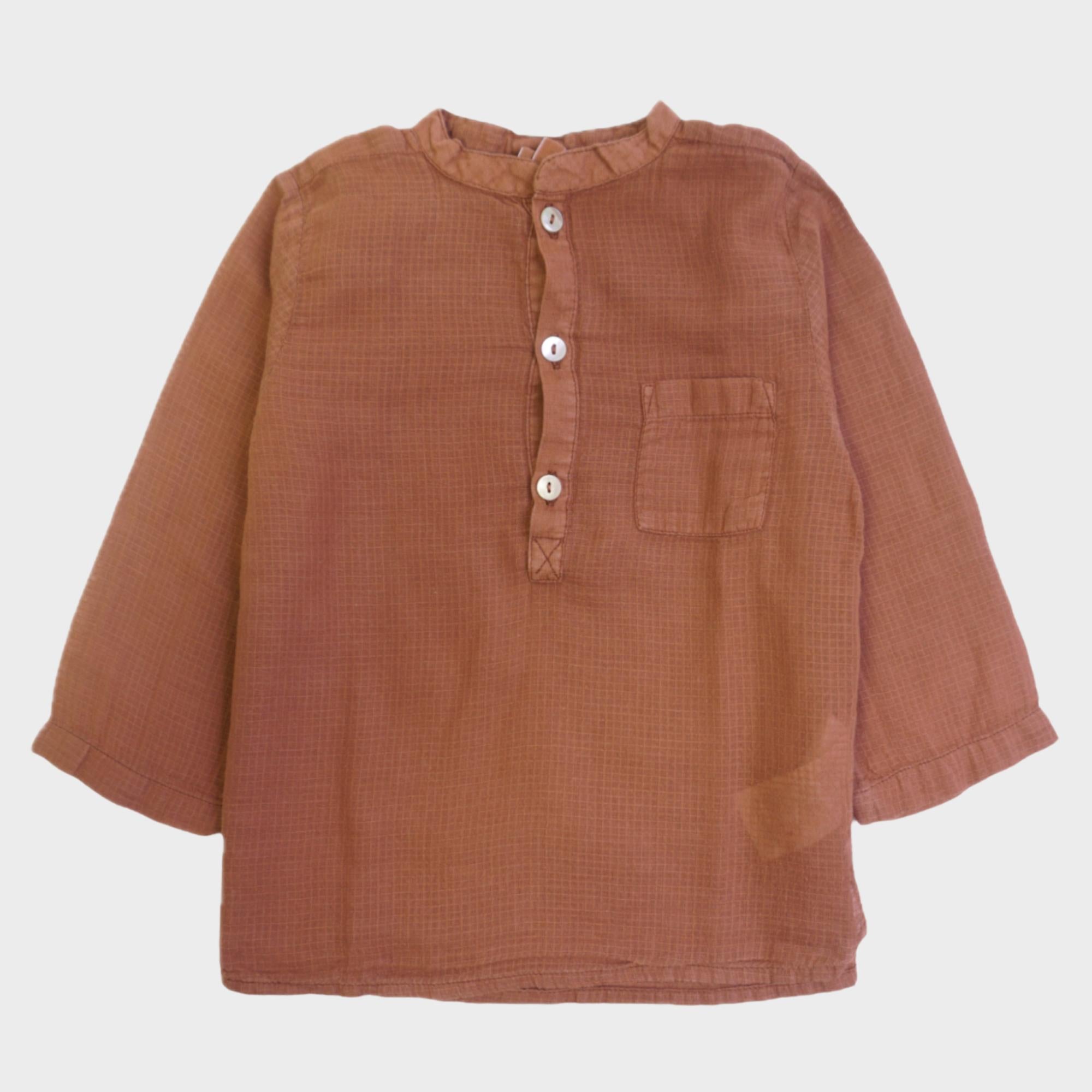 Blouse Marron - 18 mois